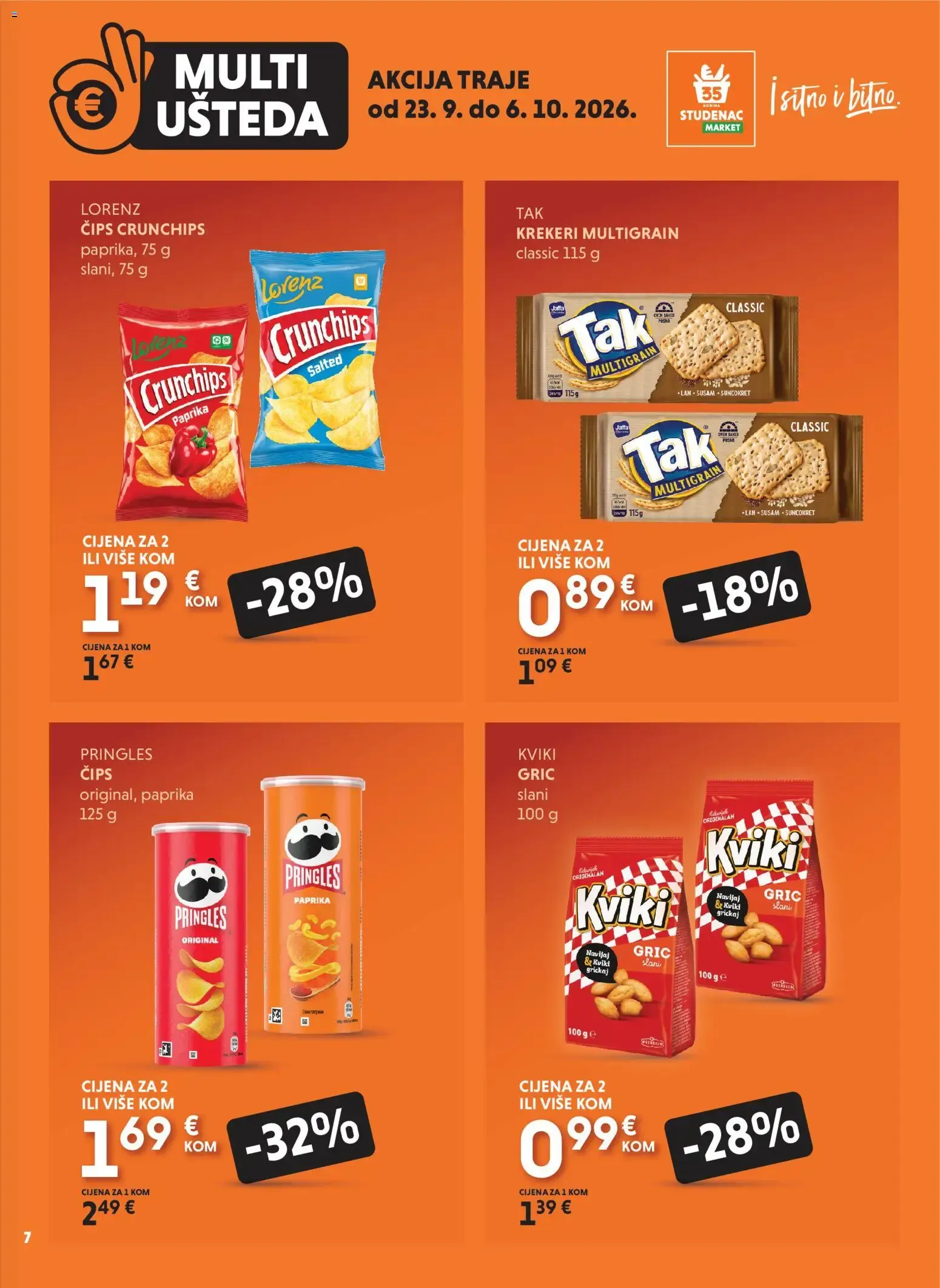 Katalog Multi Ušteda od 23. rujna do 6. listopada 2026. - Pregled Stranica 7