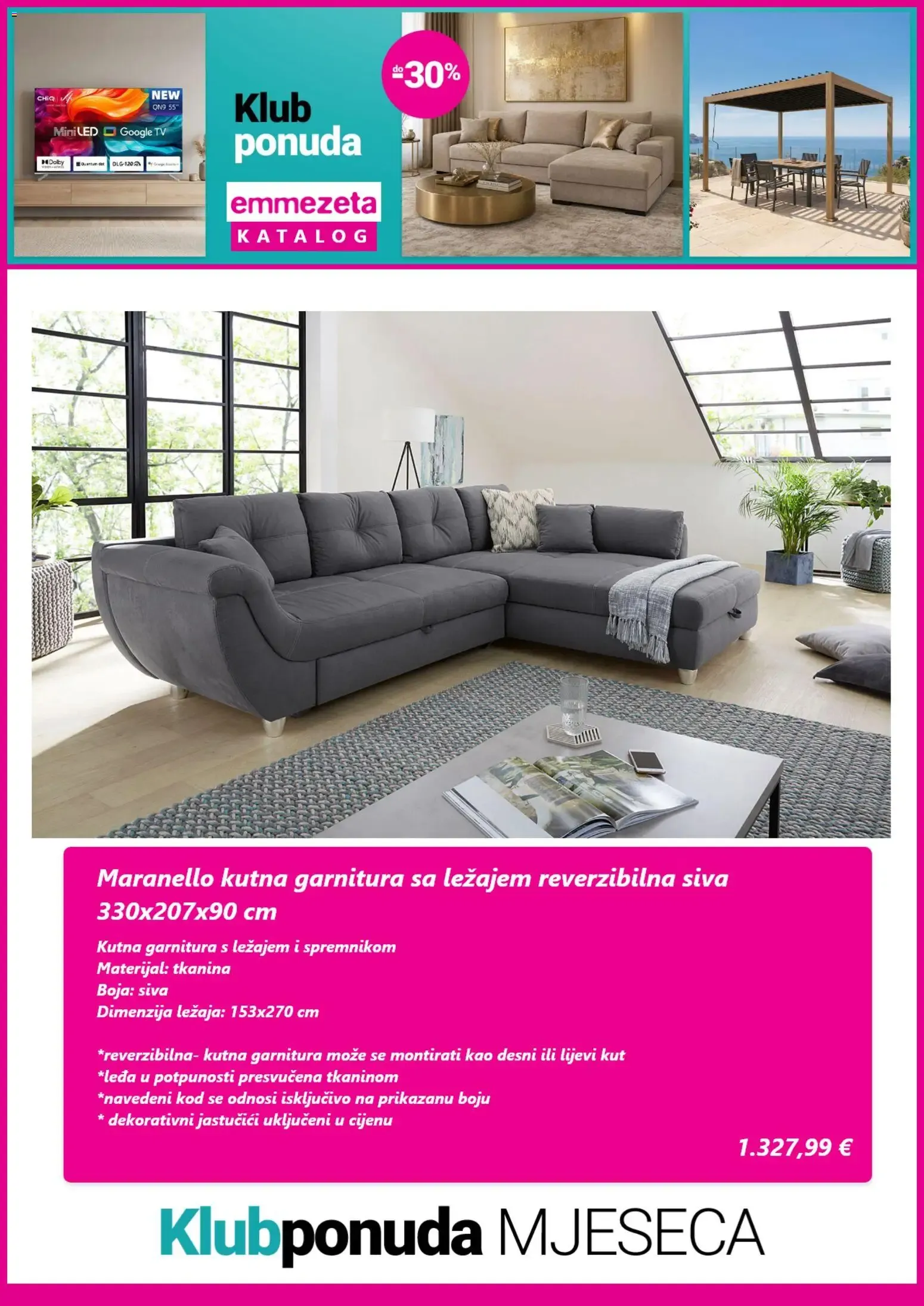 Katalog Emmezeta Katalog: Klub ponuda (ChiQ MiniLED Google TV) od 14. srpnja do 31. srpnja 2026. - Pregled Stranica 2