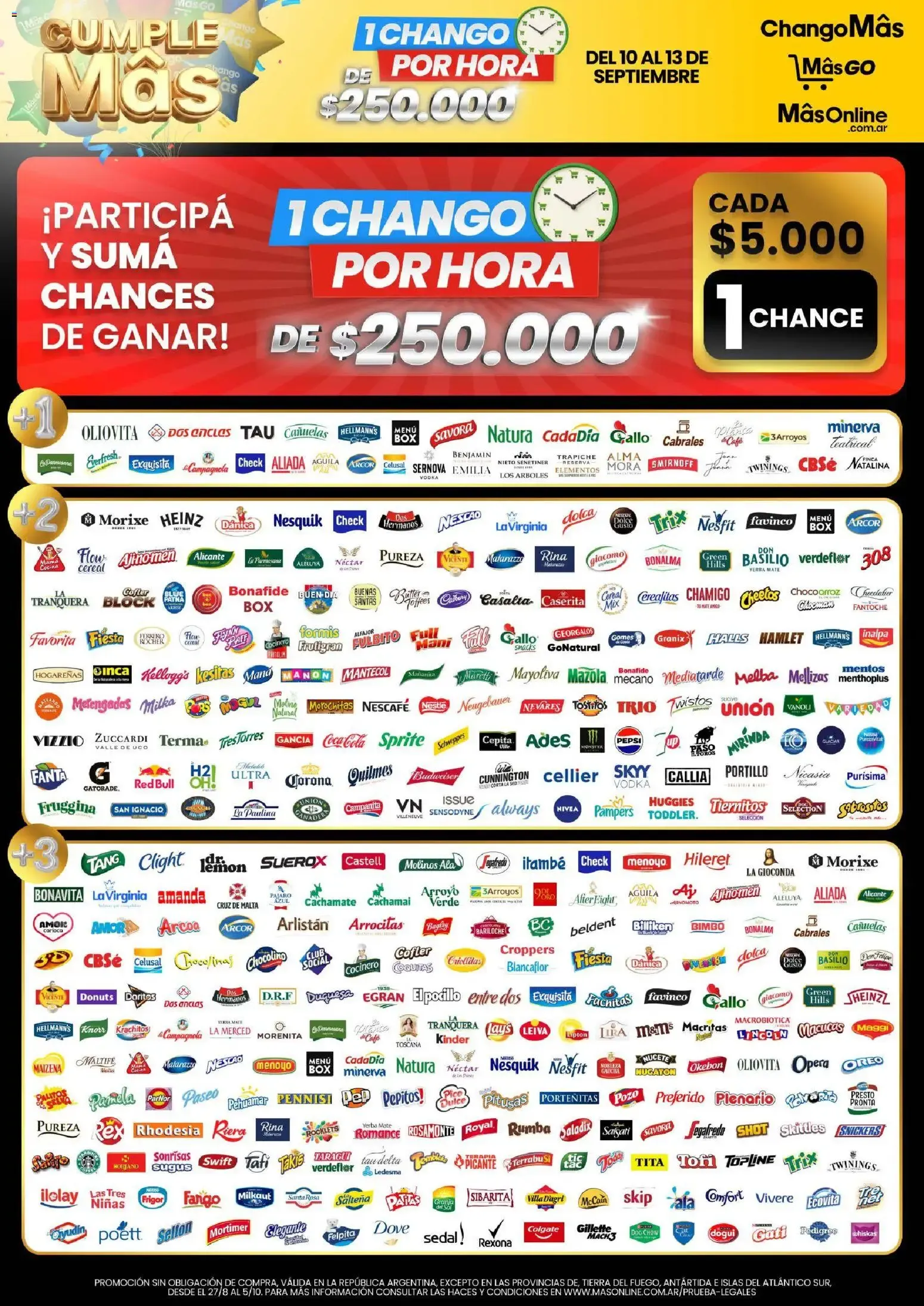 Ofertas de Changomas - Cumple Más: Promos del finde 10 al 13 de Septiembre 10 de septiembre al 13 de septiembre 2026 - Página 5 del catálogo