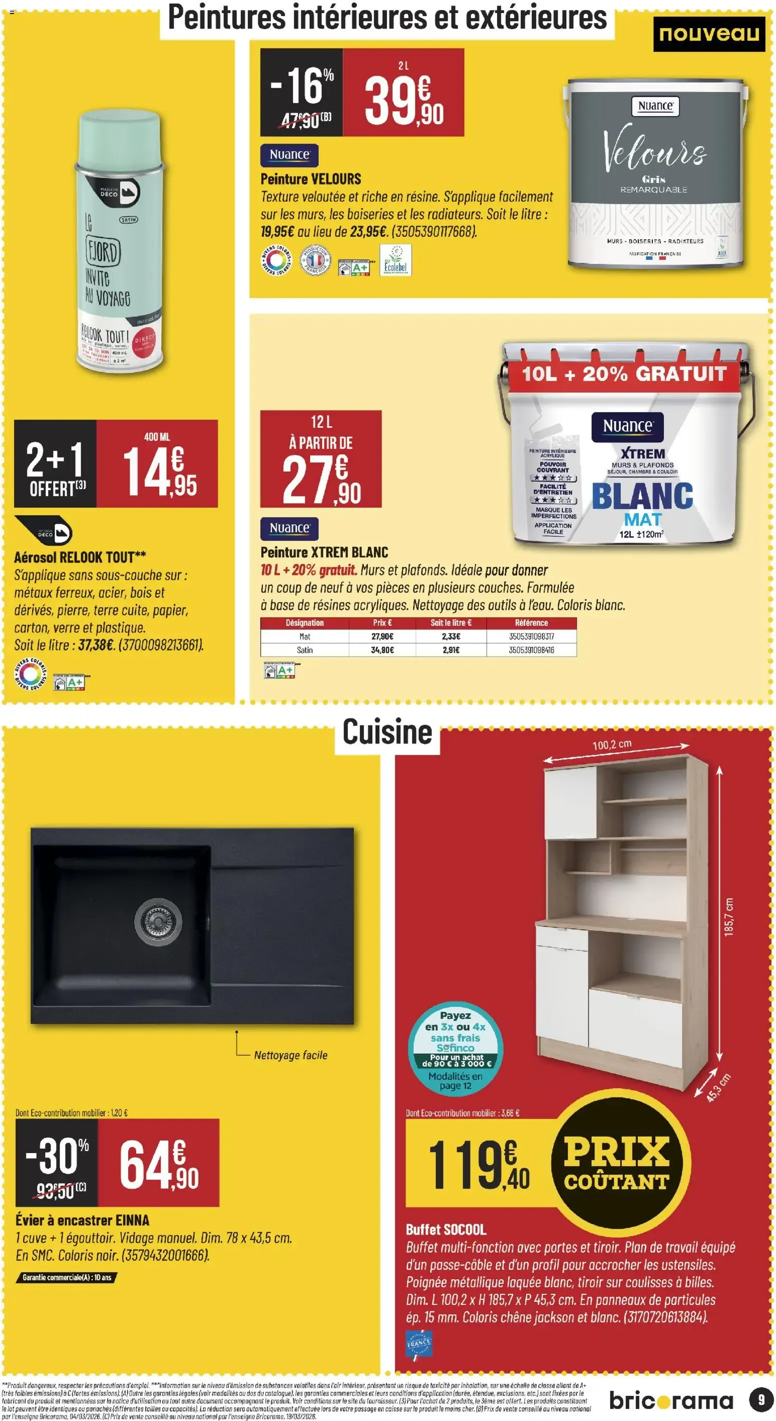 Bricorama catalogue à partir du 03/06/2026 - promo en ligne du 3 juin au 14 juin 2026 - Catalogue page 9