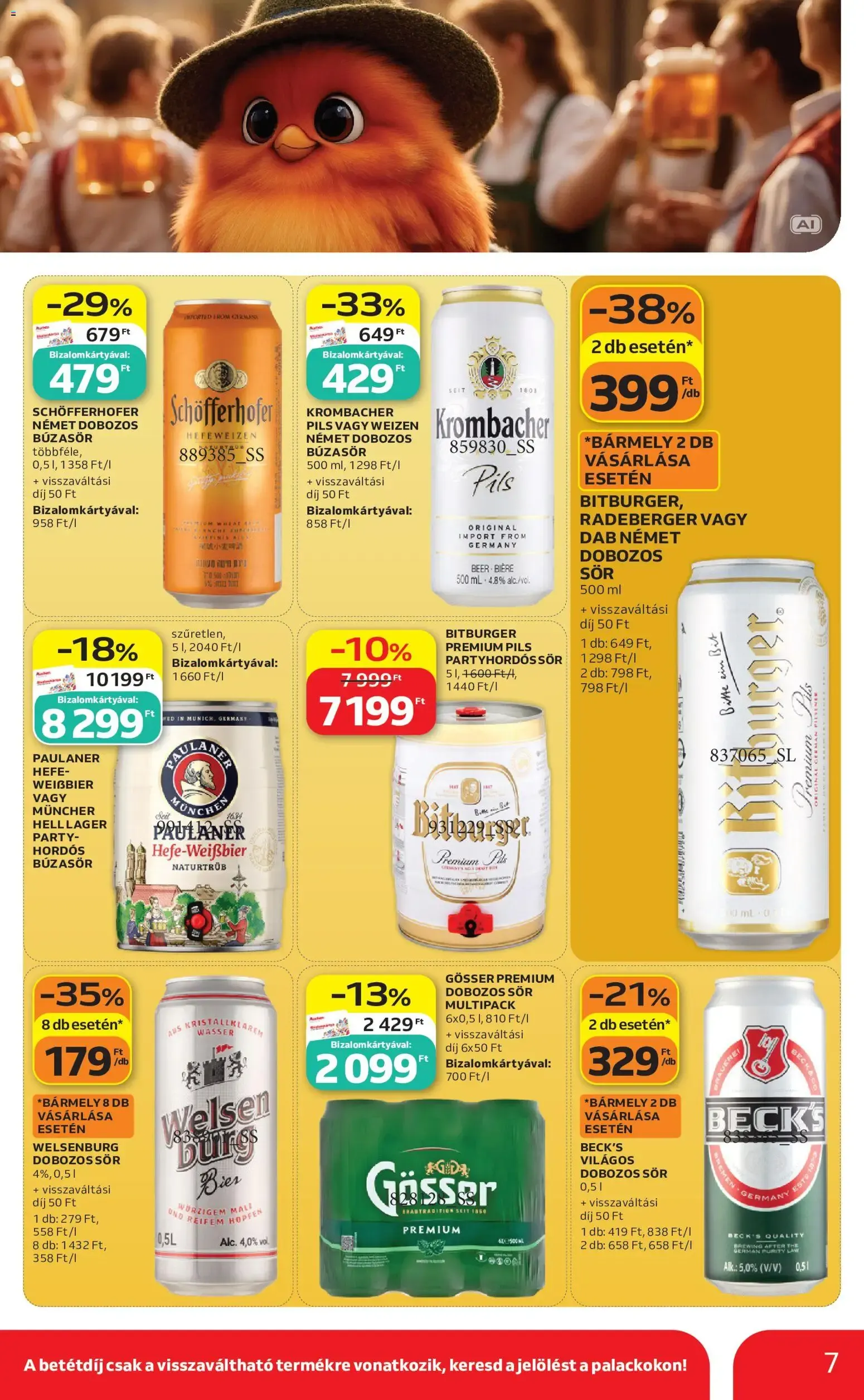 Katalógus Auchan Bajor sorfesztival ajánlatok - 2026.09.17. -tól/töl > akció, lapozható szórólap 🛍️ szeptember 17.-tól szeptember 30.-ig 2026. - Oldal 7