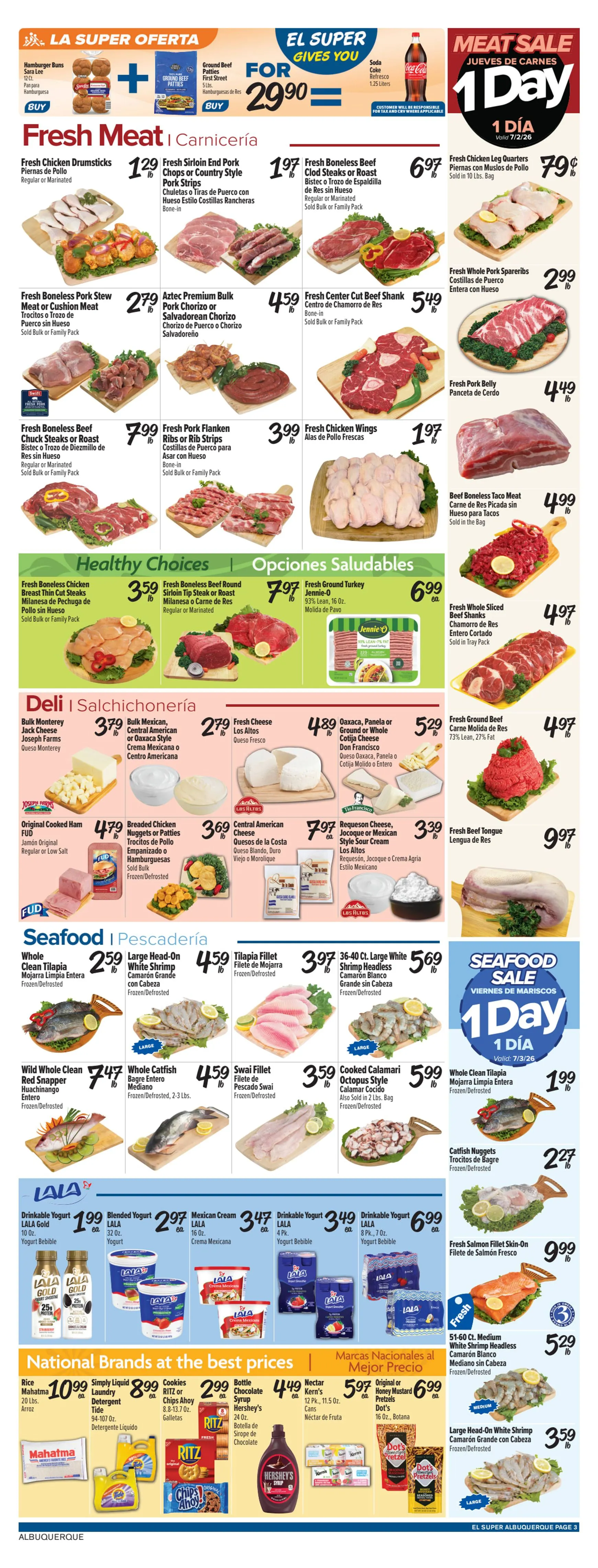 Weekly ad Current El Super leaflet valid from Wednesday 07/01/2026 to Tuesday 07/07/2026 from July 1 to July 7 2026 - Page 3