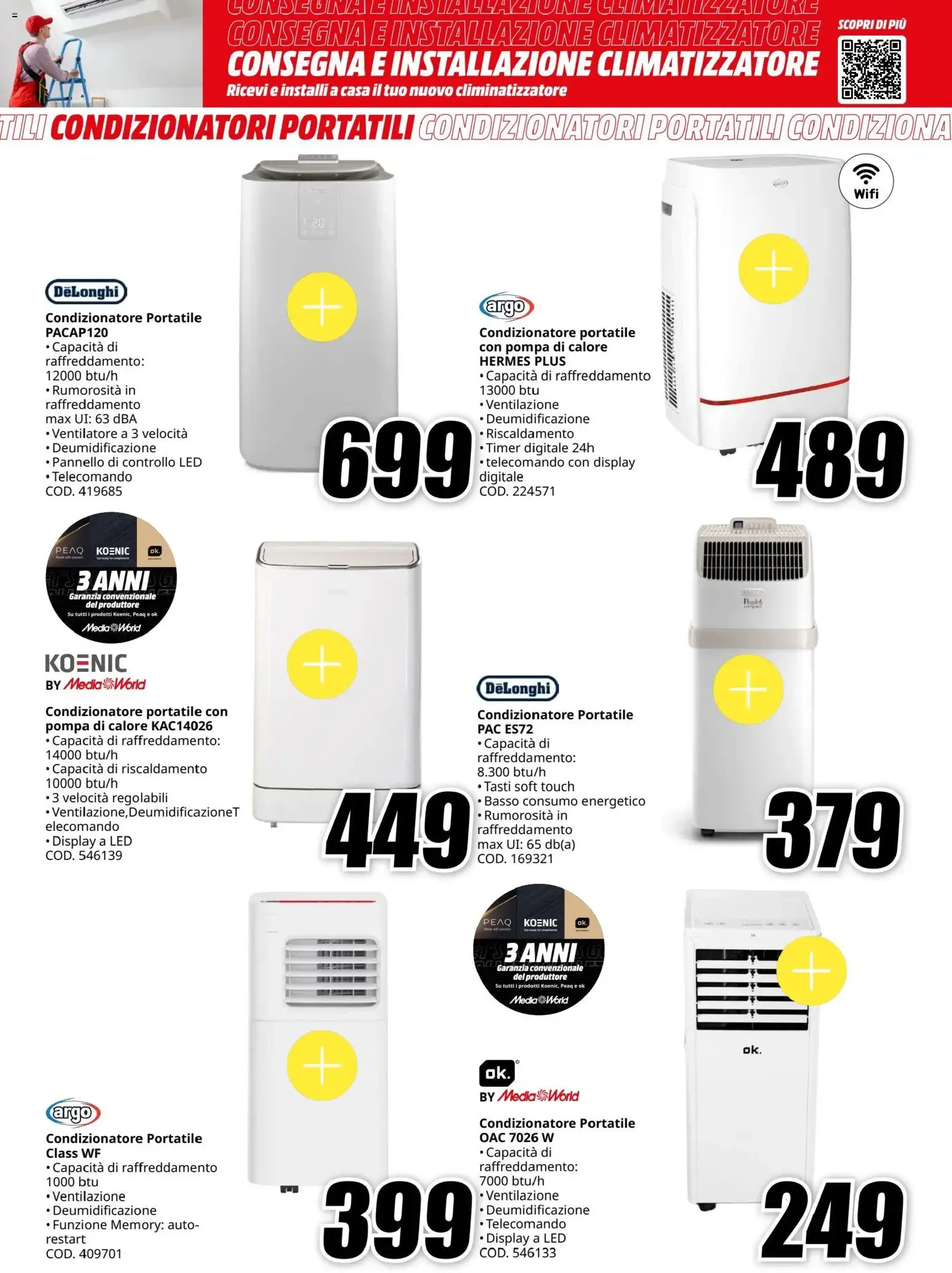 Nuovo Media World volantino Clima dal 09/06/2026 > offerte anteprima 🛍️ da 9 giugno a 21 giugno di 2026 - Pagina del volantino 5