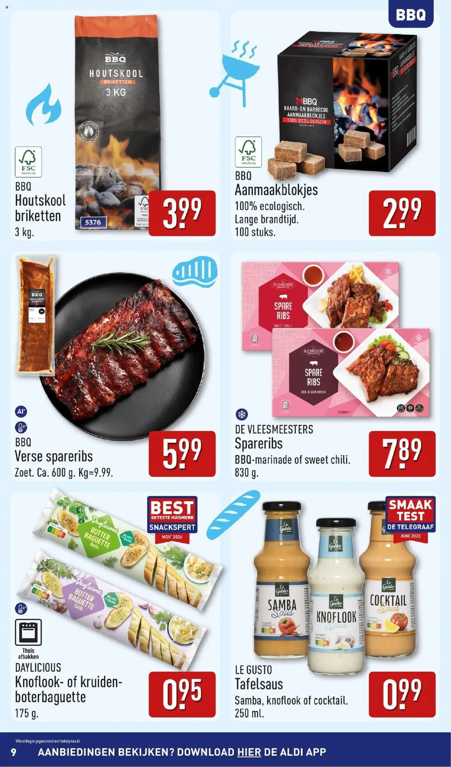 Aldi: ¡Qué Barato, Vamos a Celebrar! Boordevol Zomerse Inspiratie para BBQ van 3 augustus tot 9 augustus 2026 - Folder pagina 9