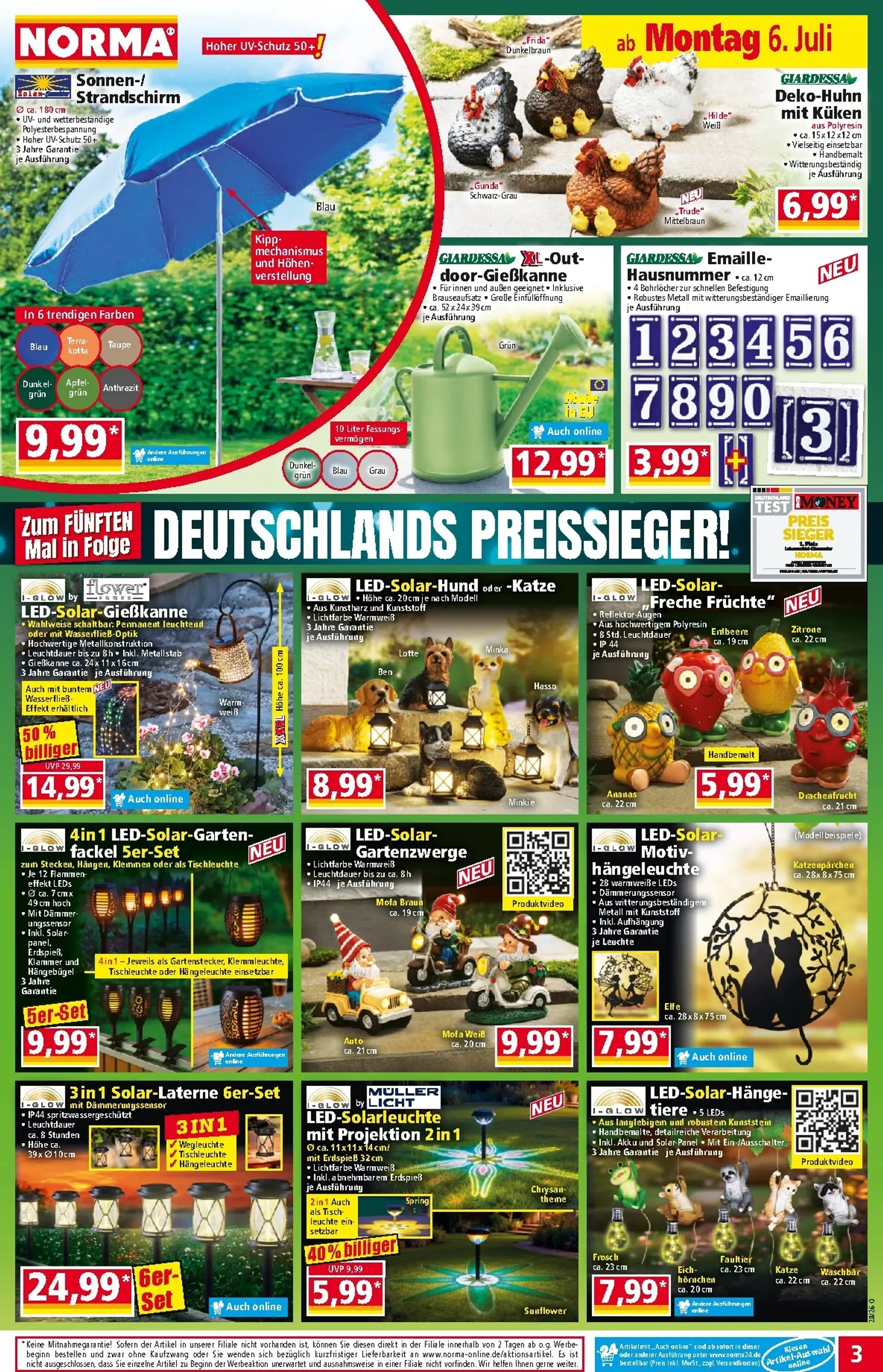 Norma Prospekt nächste Woche – von Montag 06.07.2026 bis Samstag 11.07.2026 von 6. Juli bis 11. Juli 2026 - Prospekt seite 3