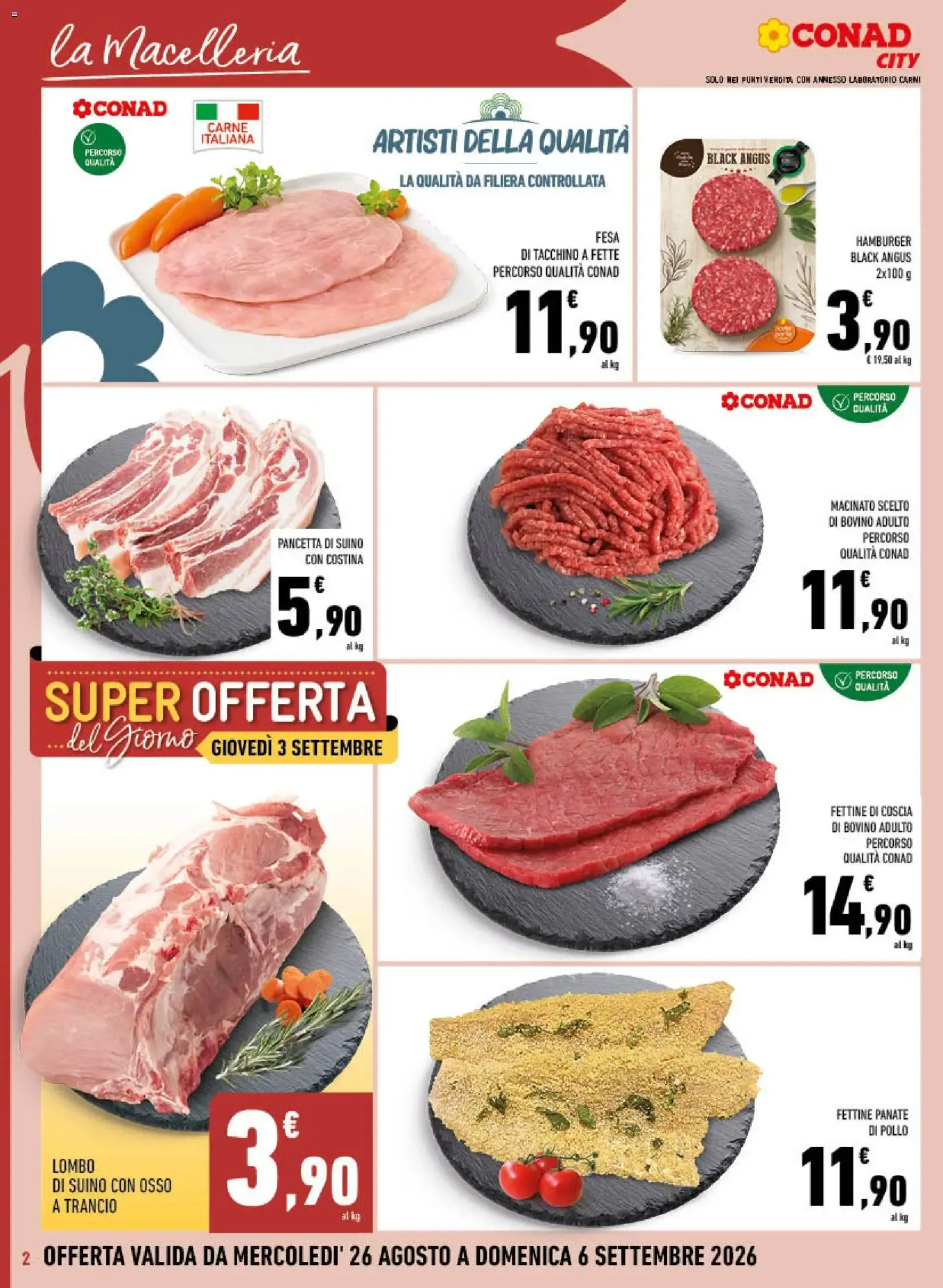Conad City - I NUMERI 1 da 26 agosto a 6 settembre di 2026 - Pagina del volantino 2