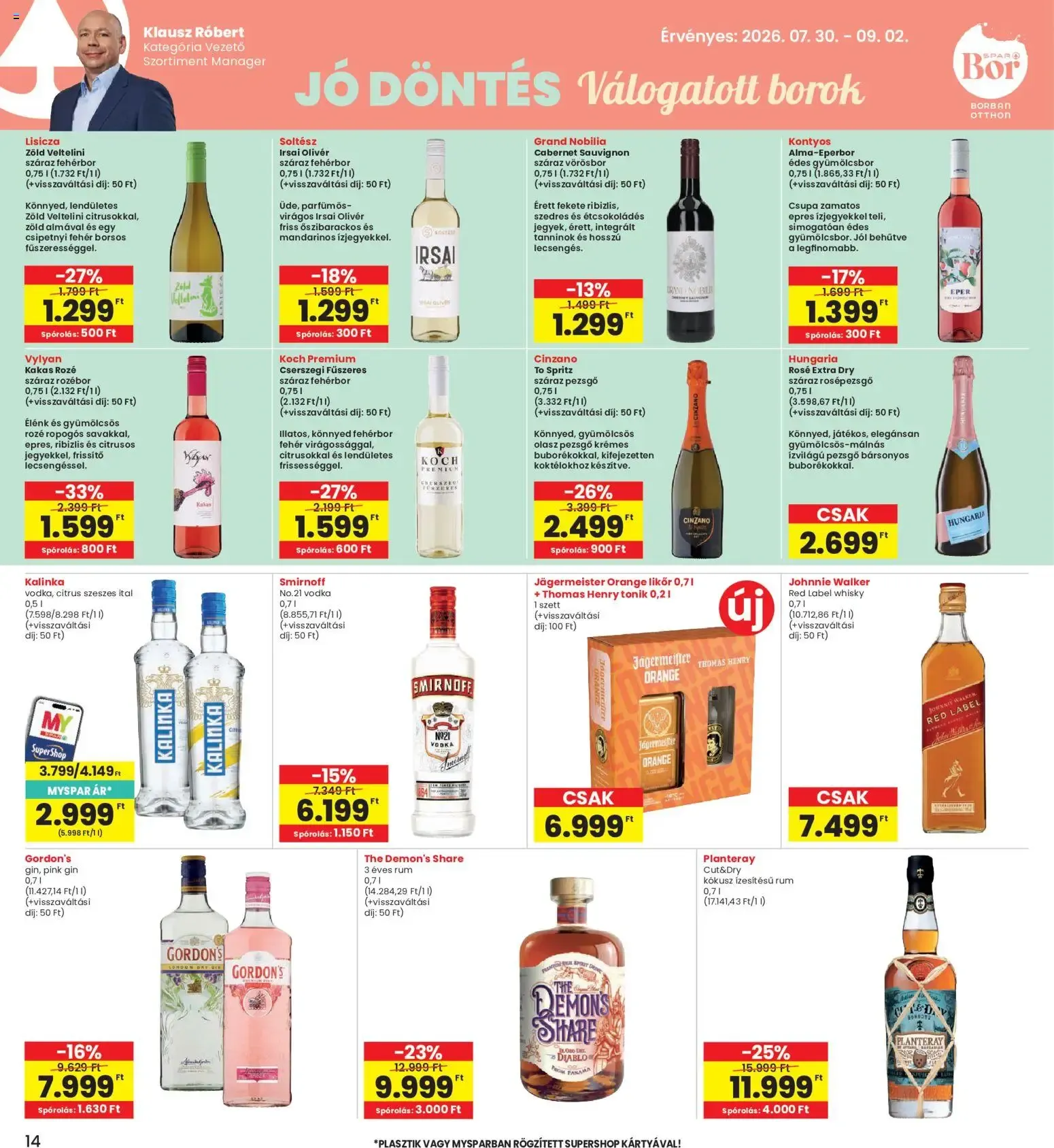 Katalógus Szülinapi akciók és szuper árak! július 30.-tól augusztus 5.-ig 2026. - Oldal 14