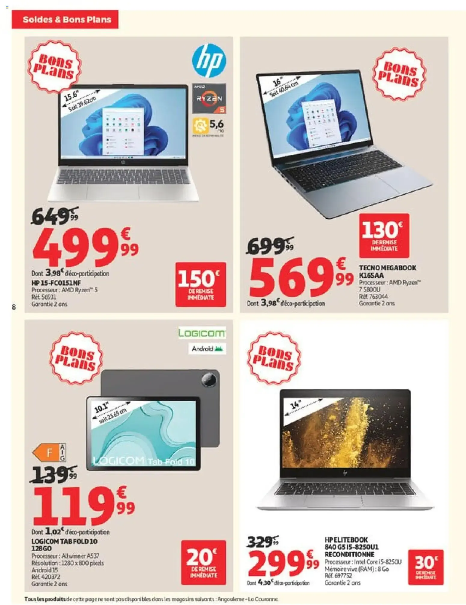 Auchan - Soldes & Bons Plans du 24 juin au 21 juillet 2026 - Catalogue page 8