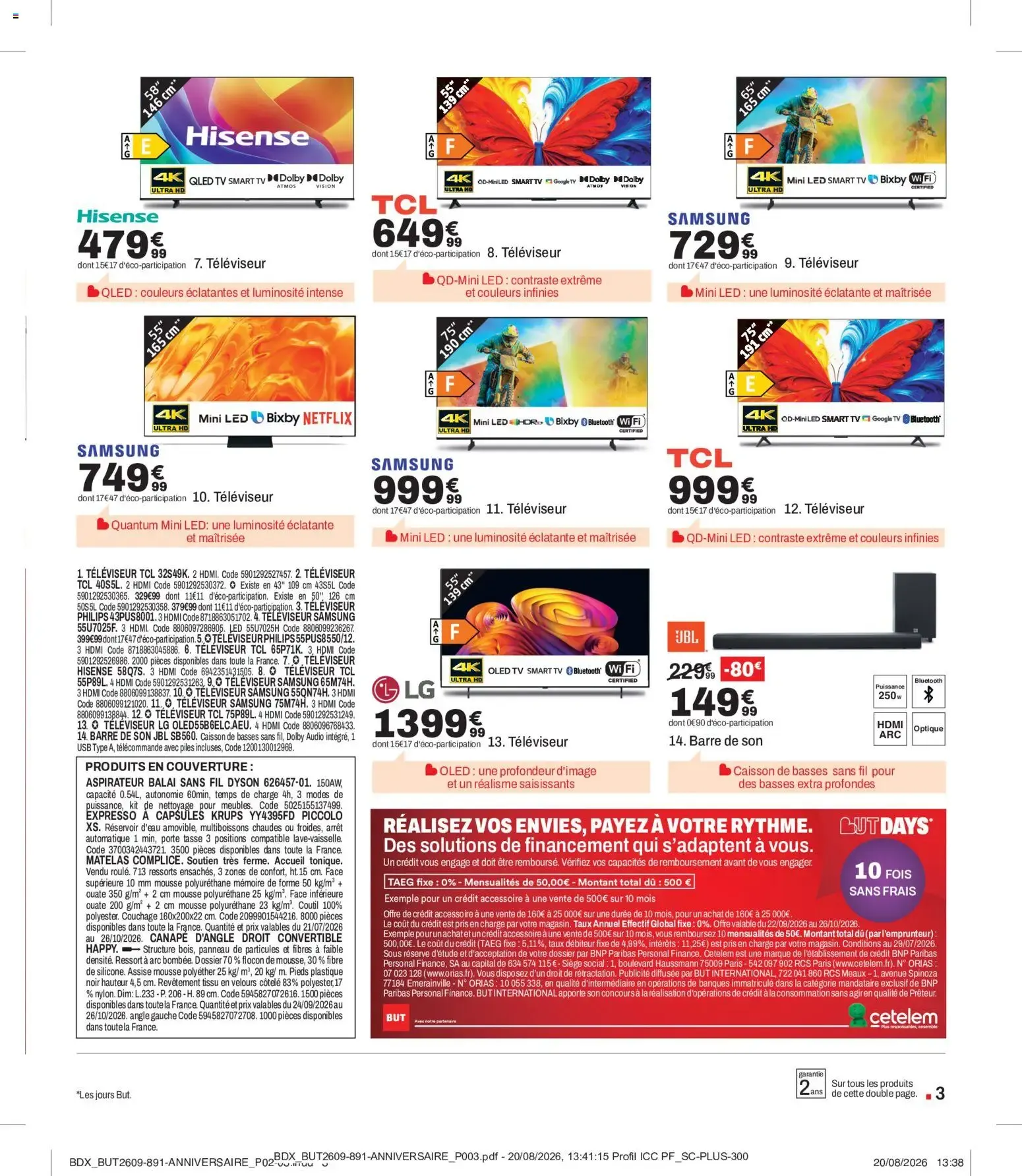 BUT DAYS du 22 septembre au 26 octobre 2026 - Catalogue page 3