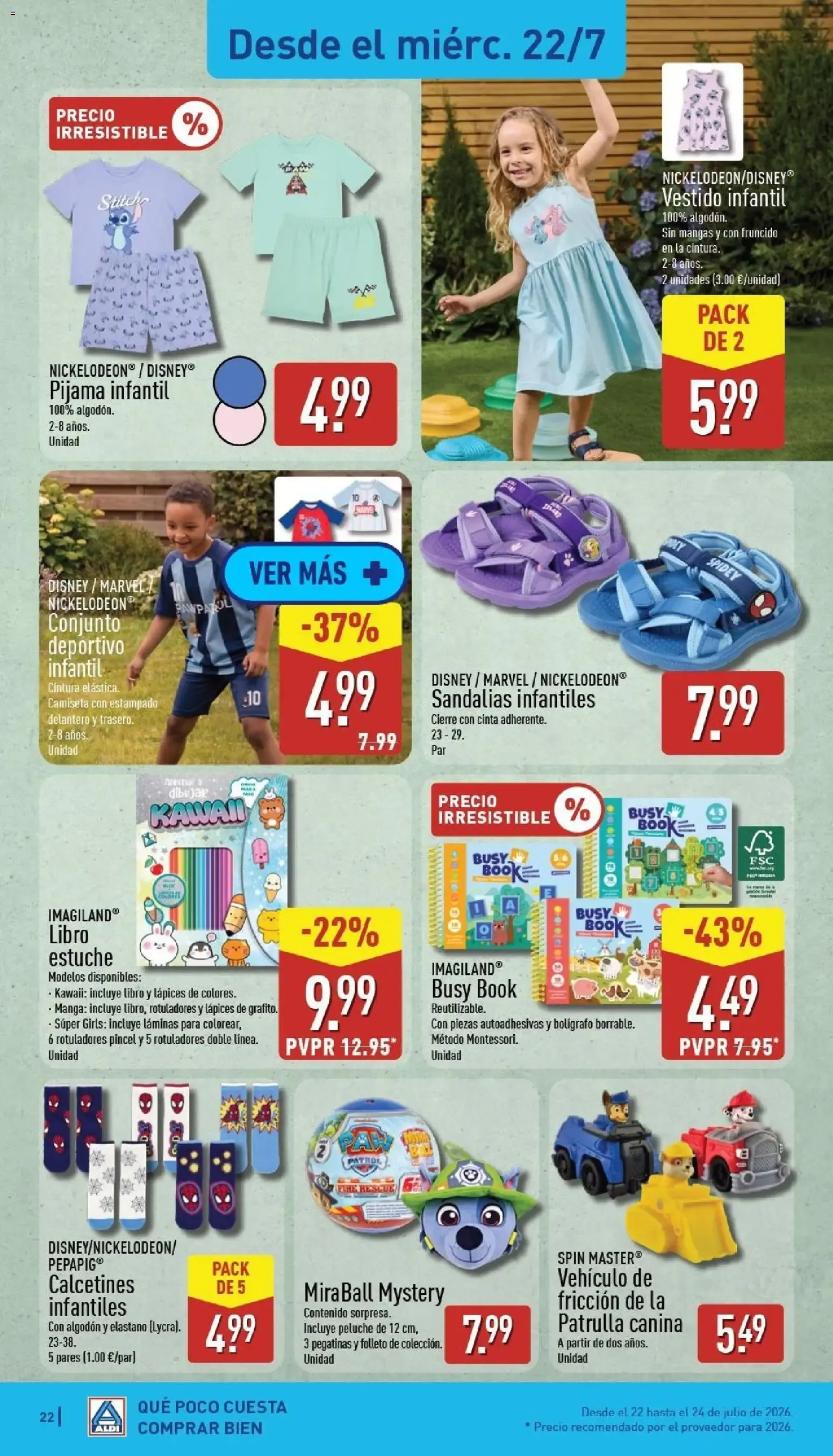 Catálogo de Aldi: Frescura a precios para la piscina 20 de julio al 26 de julio 2026 - Página 22