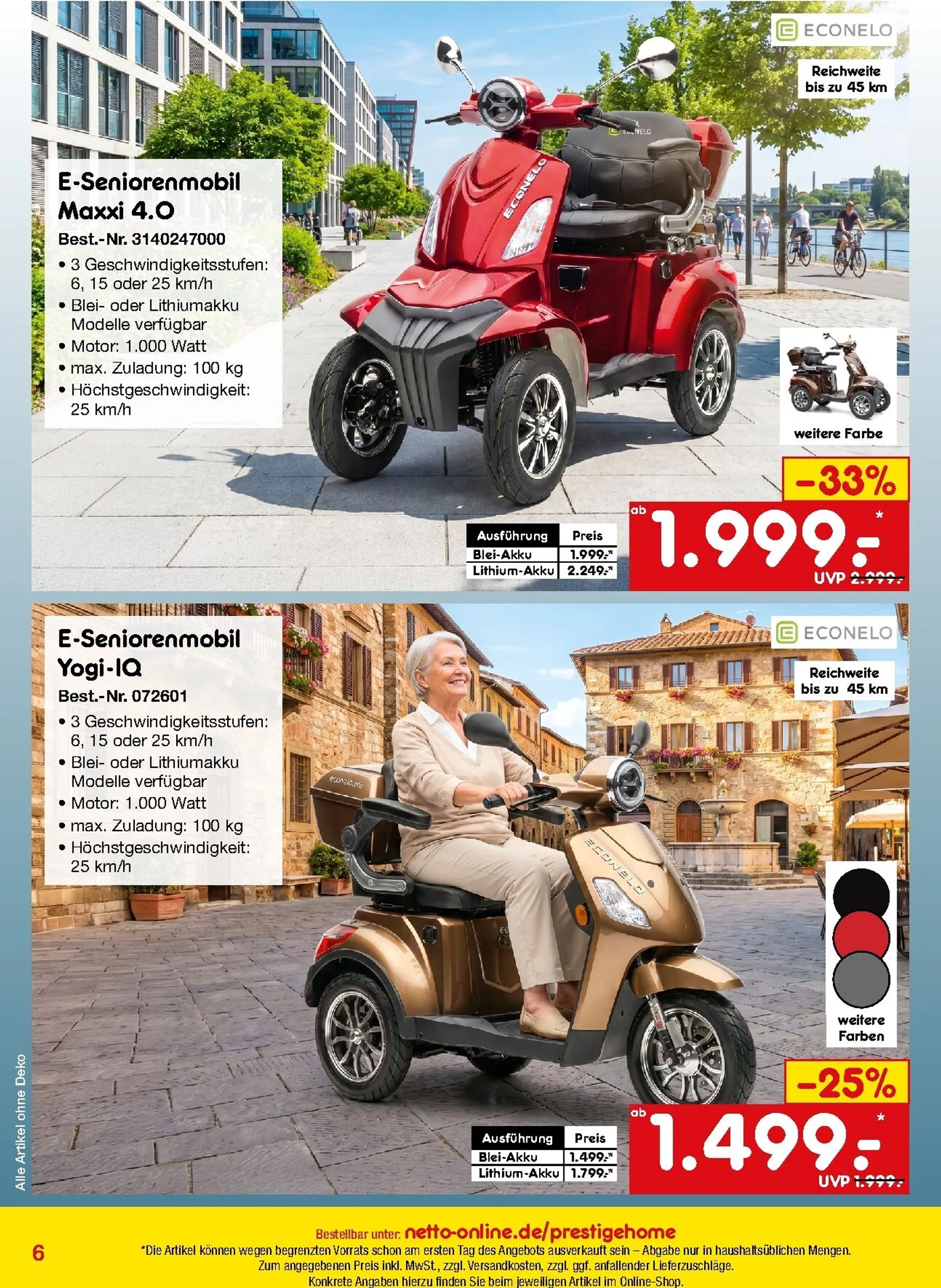 Netto Marken Discount - Online-Sonderangebote Sommerdeals Prospekt – von Mittwoch 01.07.2026 bis Freitag 31.07.2026 von 1. Juli bis 31. Juli 2026 - Prospekt seite 6