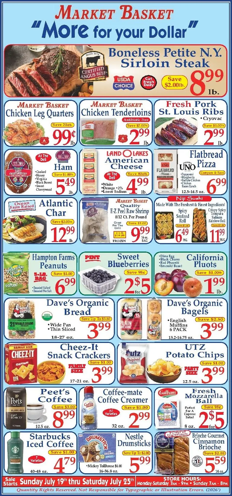 Market Basket - More for your Dollar