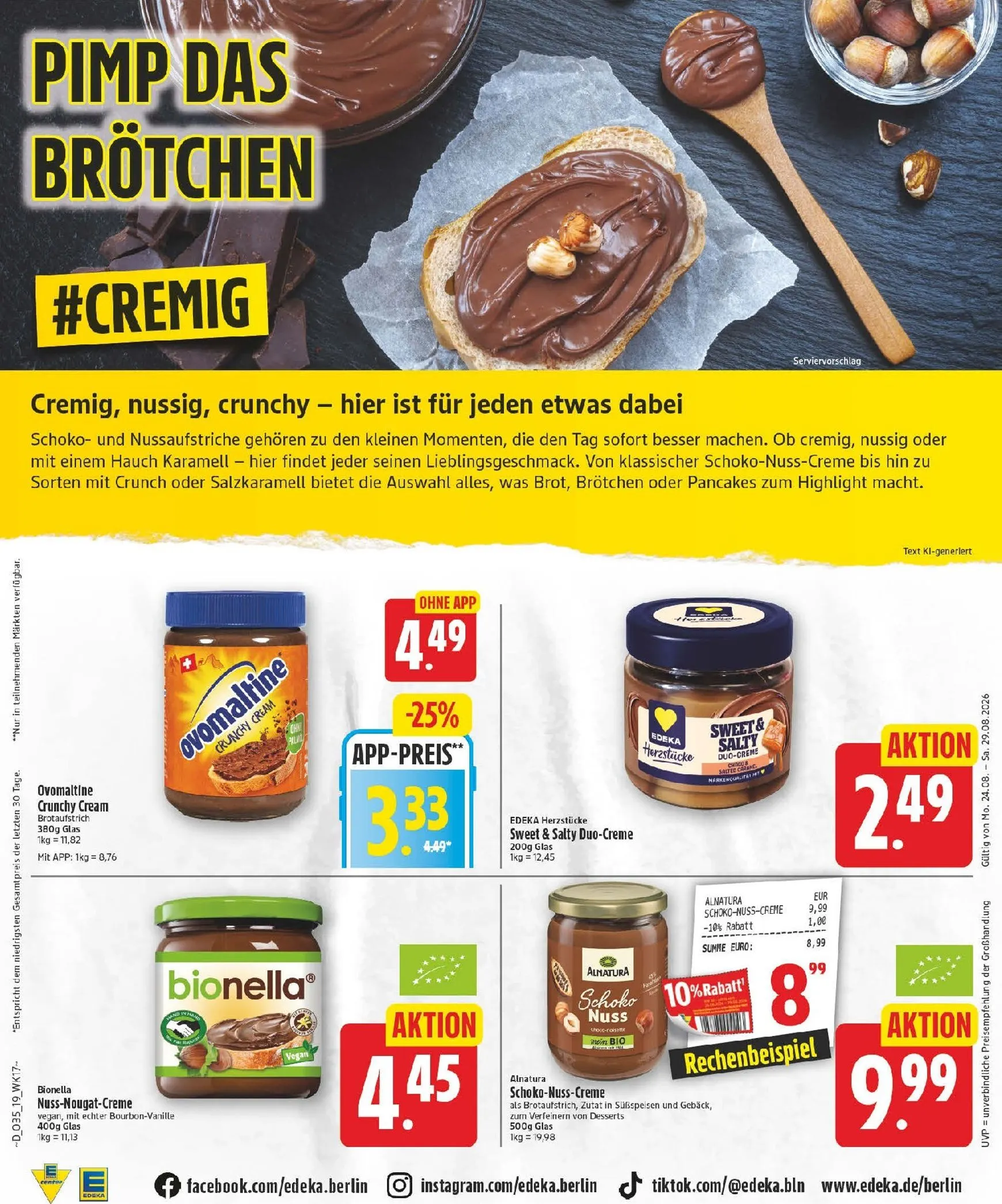Edeka Prospekt nächste Woche – von Montag 24.08.2026 bis Samstag 29.08.2026 von 24. August bis 29. August 2026 - Prospekt seite 21