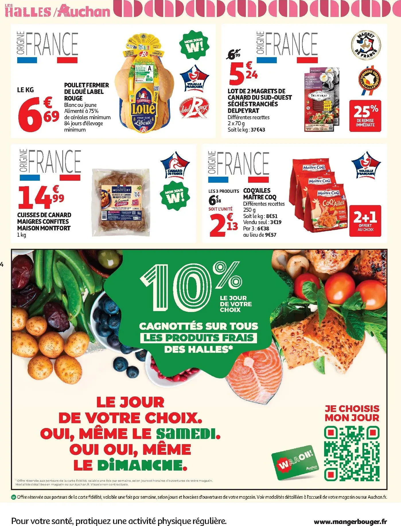 Current Auchan Supermarché leaflet valid from du mardi 20/10/2026 to du samedi 24/10/2026 du 20 octobre au 24 octobre 2026 - Catalogue page 4