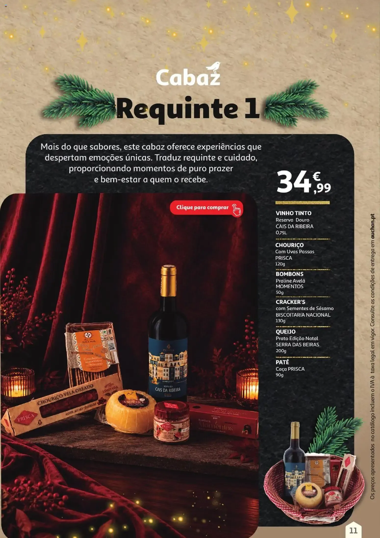 Folheto Auchan Cabazes de Natal 2026 » de 01/11/2026 - 31/12/2026 de 1 de novembro até 31 de dezembro 2026 - Pagina 11