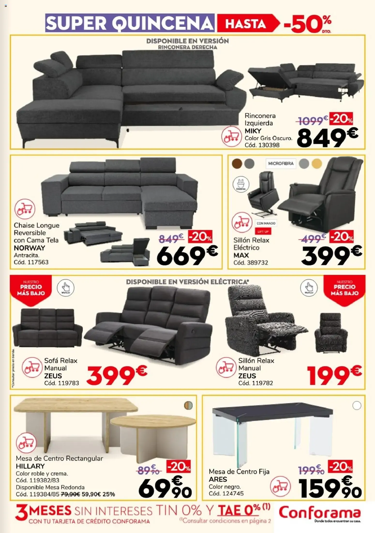 Catálogo de Conforama Super Quincena 13/08/2026 - 26/08/2026 13 de agosto al 26 de agosto 2026 - Página 3