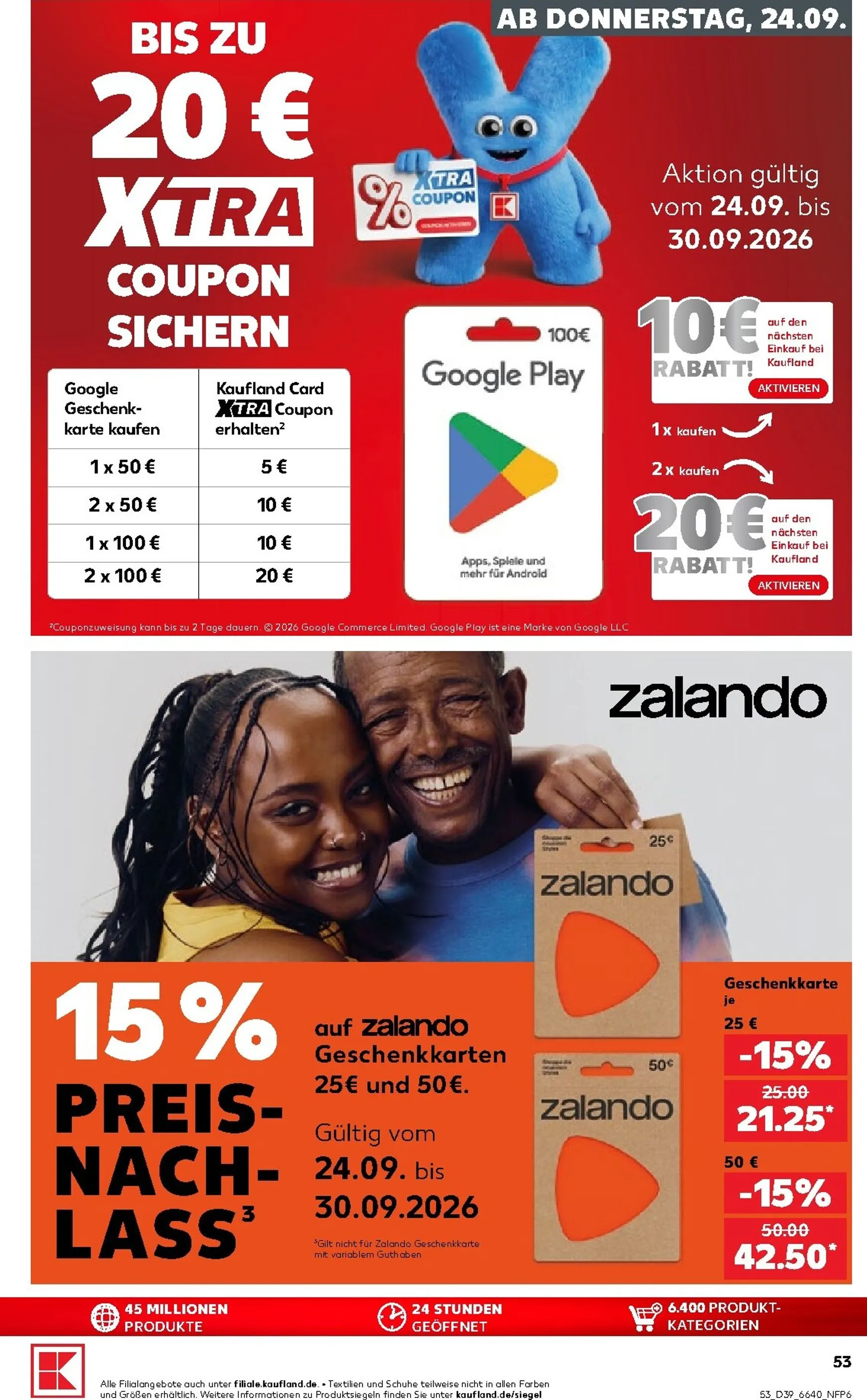 Kaufland Prospekt nächste Woche – von Donnerstag 24.09.2026 bis Mittwoch 30.09.2026 von 24. September bis 30. September 2026 - Prospekt seite 54