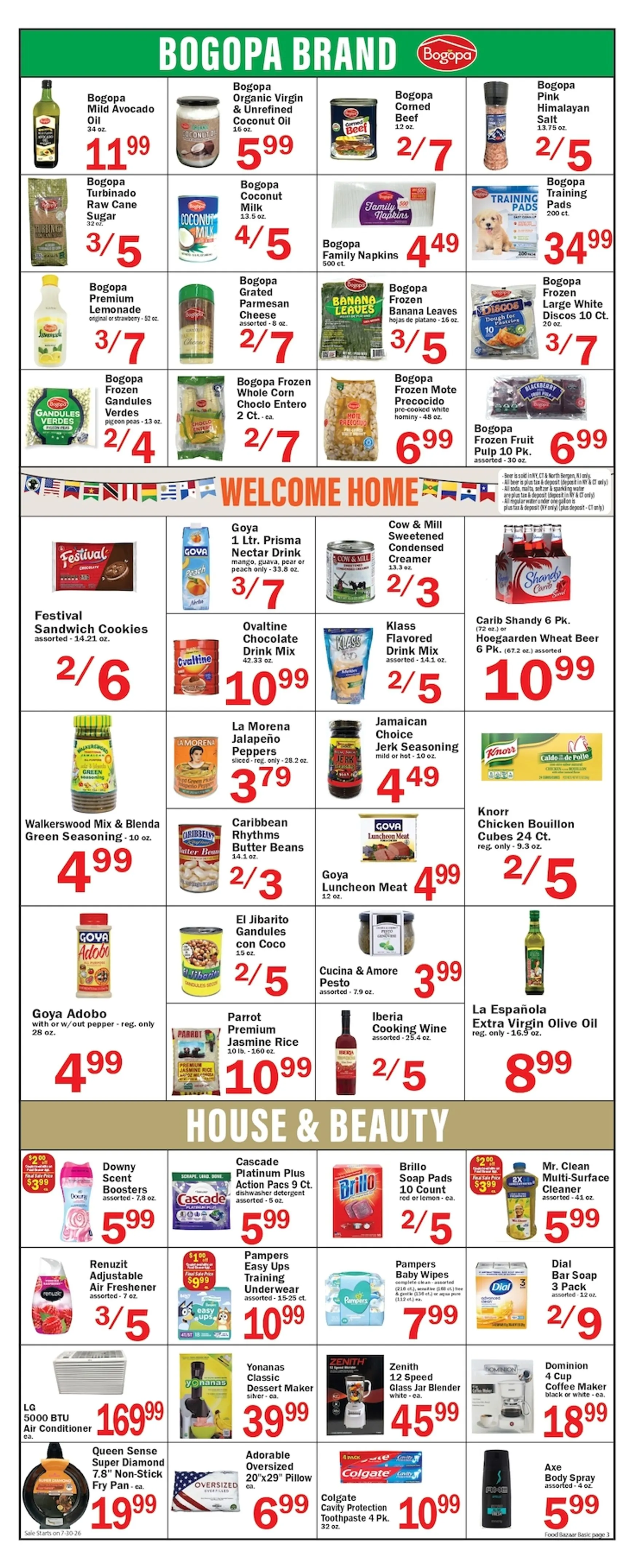 Weekly ad Food Bazaar Supermarket - Summer Cash Giveaway from July 30 to August 5 2026 - Page 3