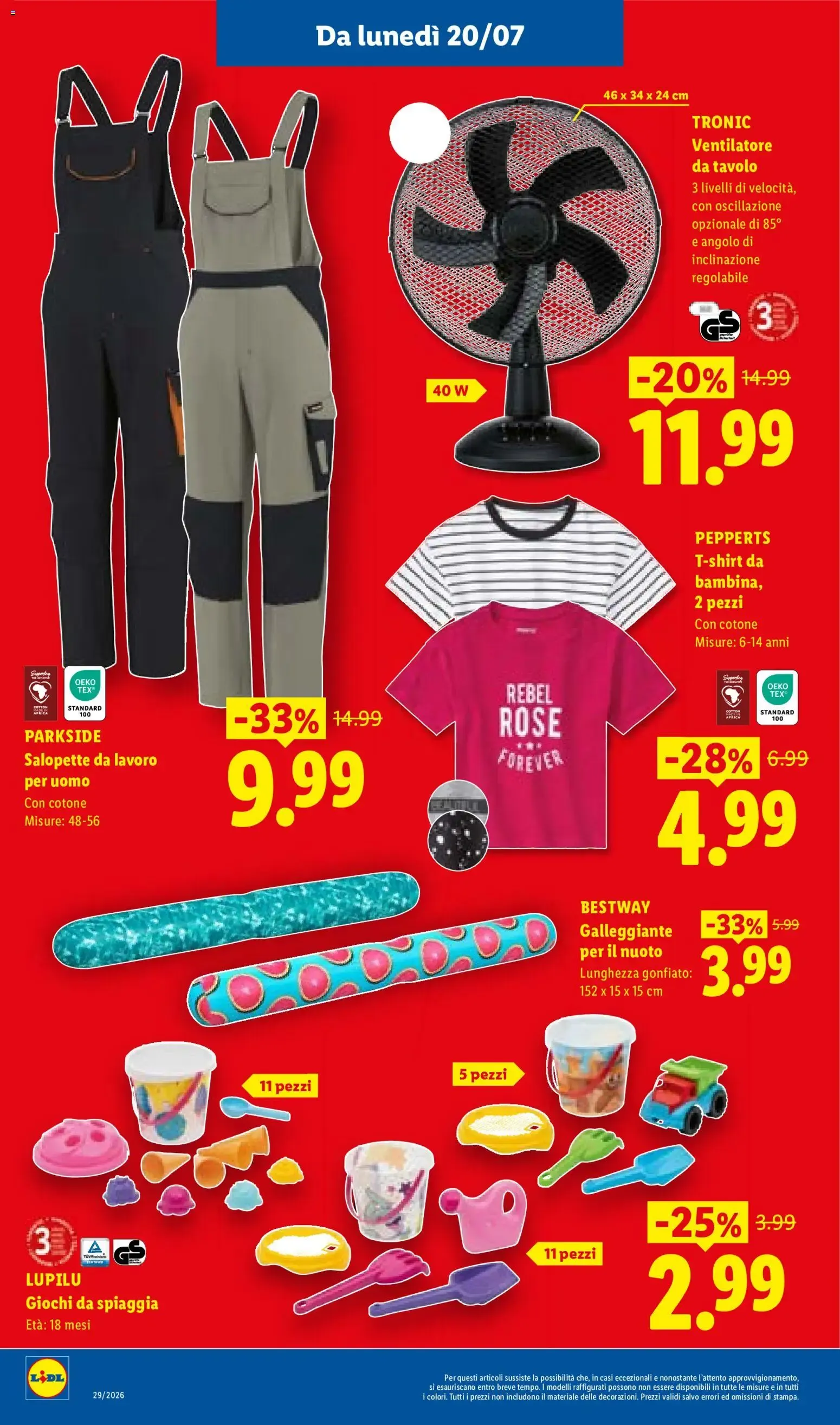 Lidl: L'estate del risparmio da 16 luglio a 22 luglio di 2026 - Pagina del volantino 31