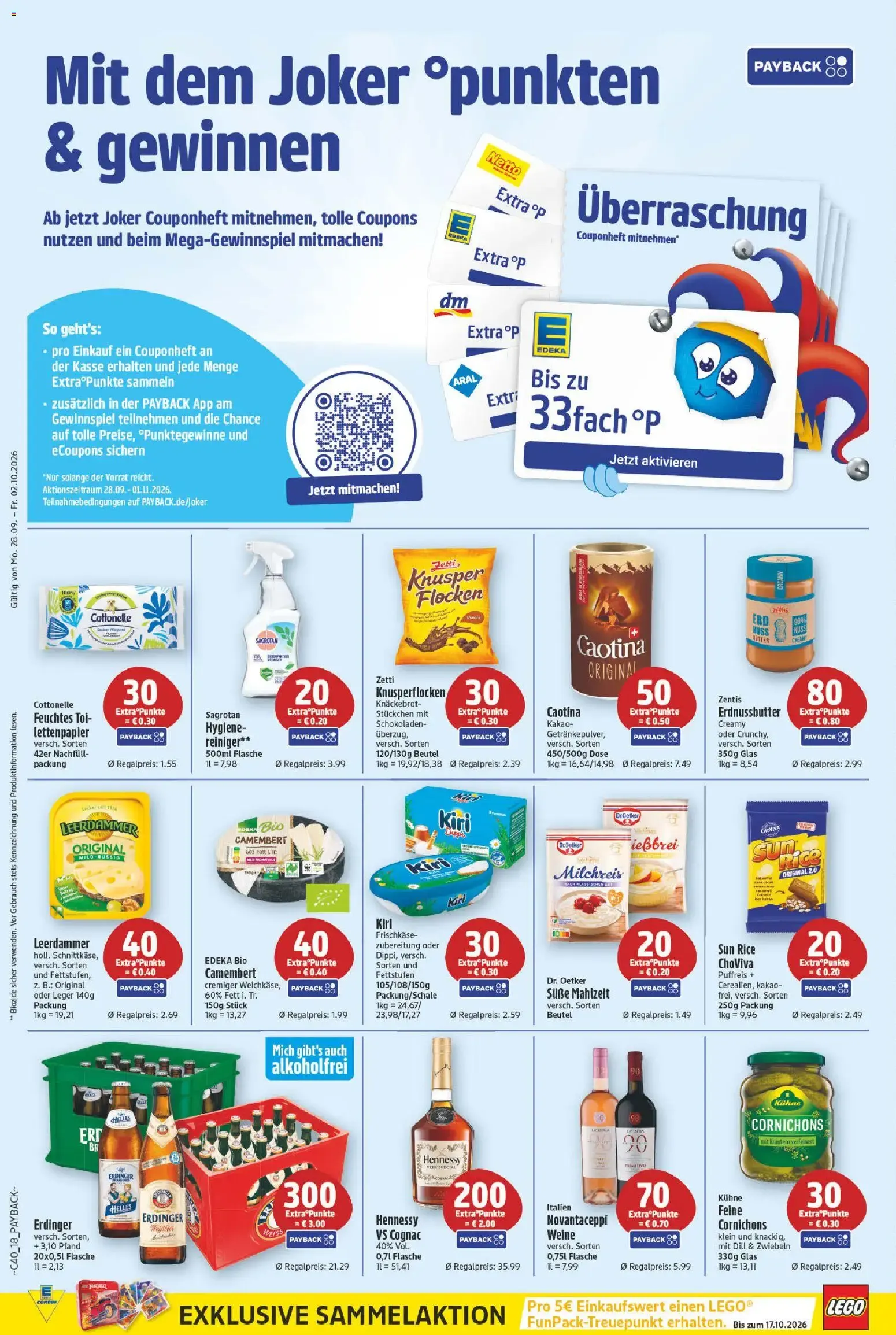 EDEKA Center - 20% Rabatt auf EDEKA Bio Milch-, Joghurt- und Quarkartikel von 28. September bis 2. Oktober 2026 - Prospekt seite 18