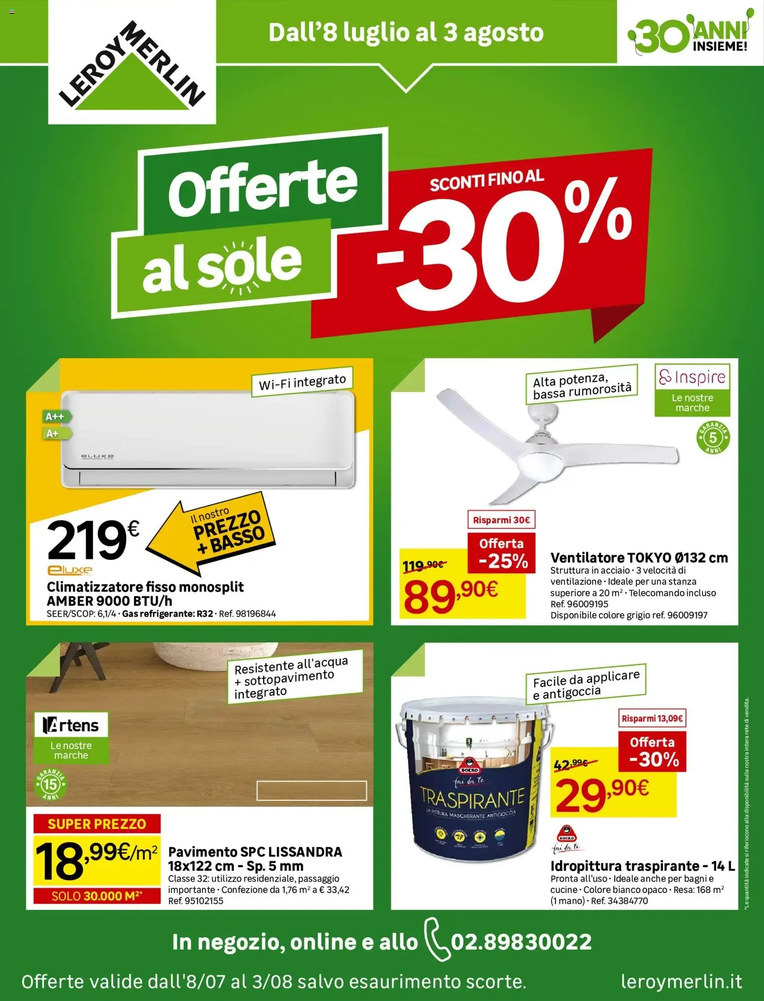 Offerte al sole