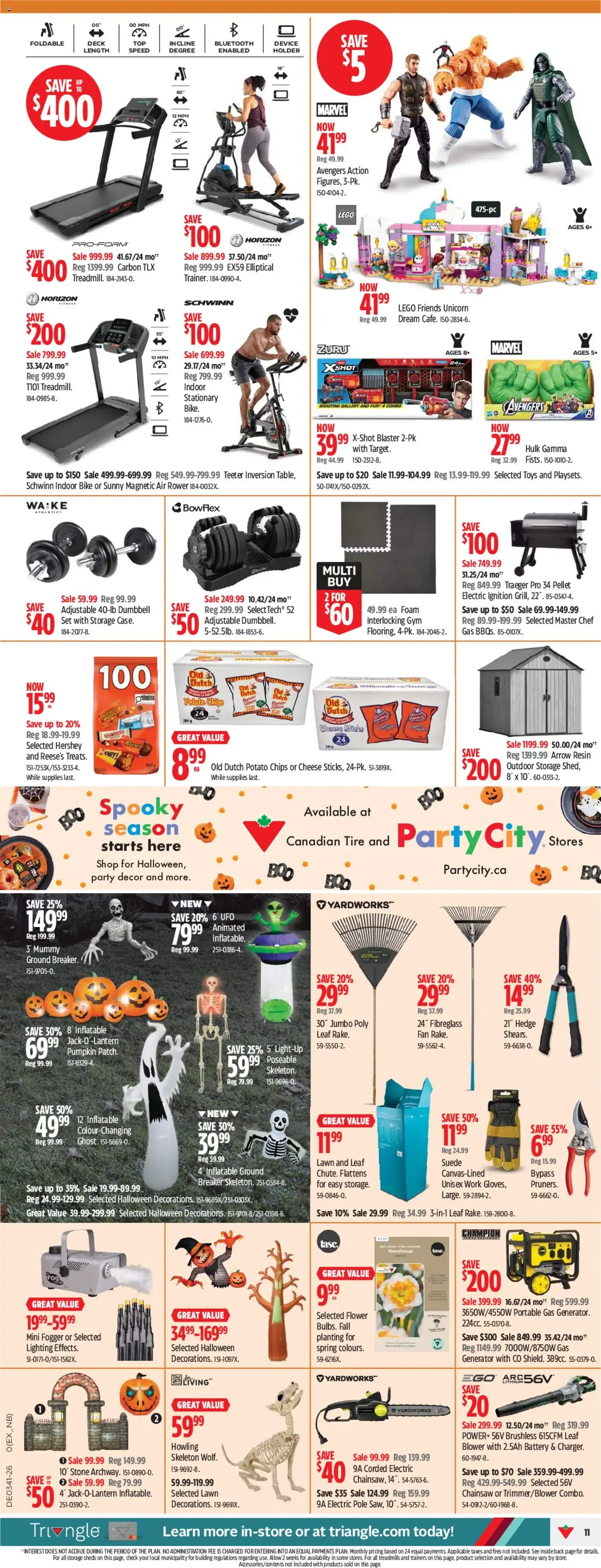 Canadian Tire weekly flyer from Oct 8, 2026 > weekly specials & deals from October 8 to October 14 2026 - flyer page 11
