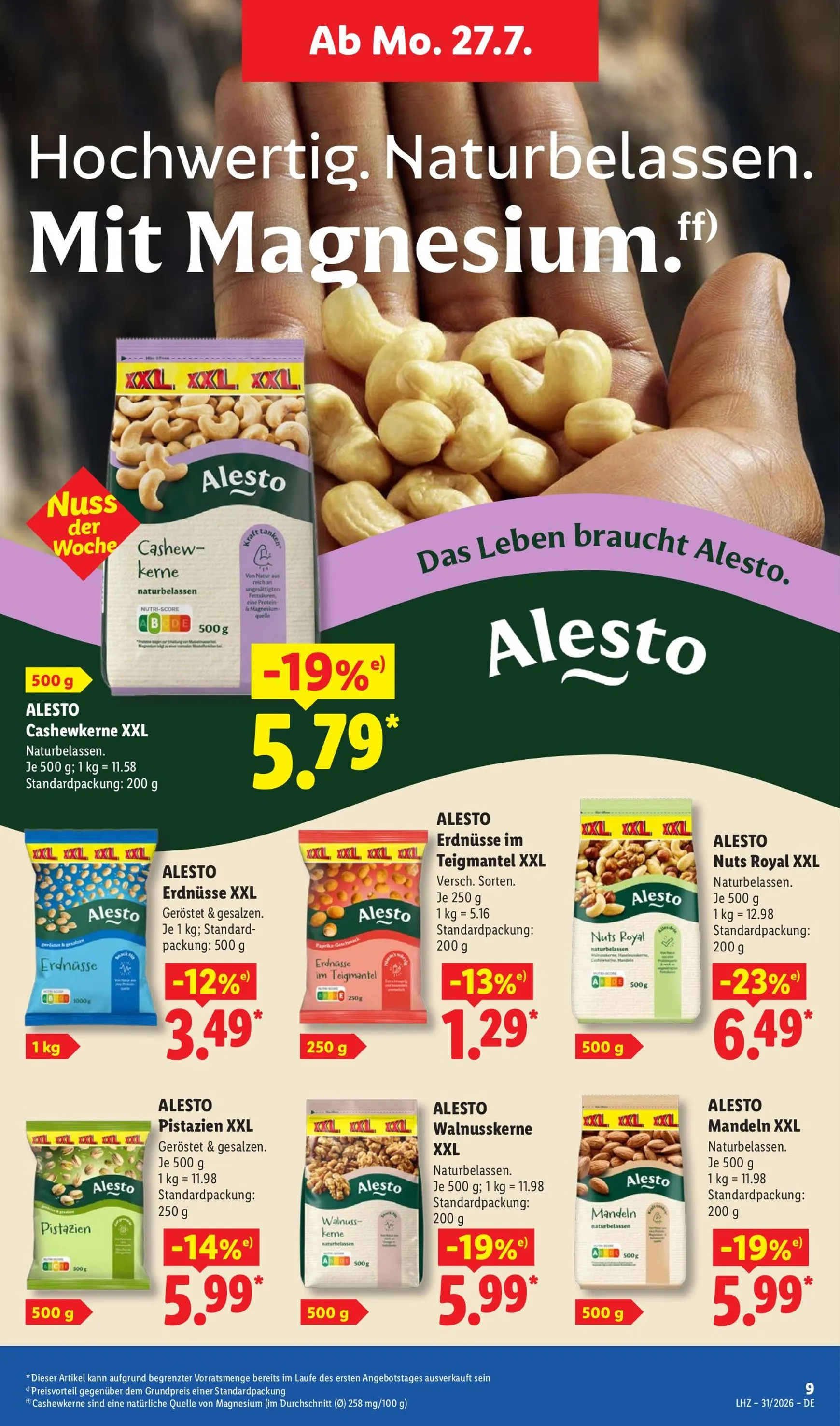 Lidl Prospekt nächste Woche – von Montag 27.07.2026 bis Samstag 01.08.2026 von 27. Juli bis 1. August 2026 - Prospekt seite 20