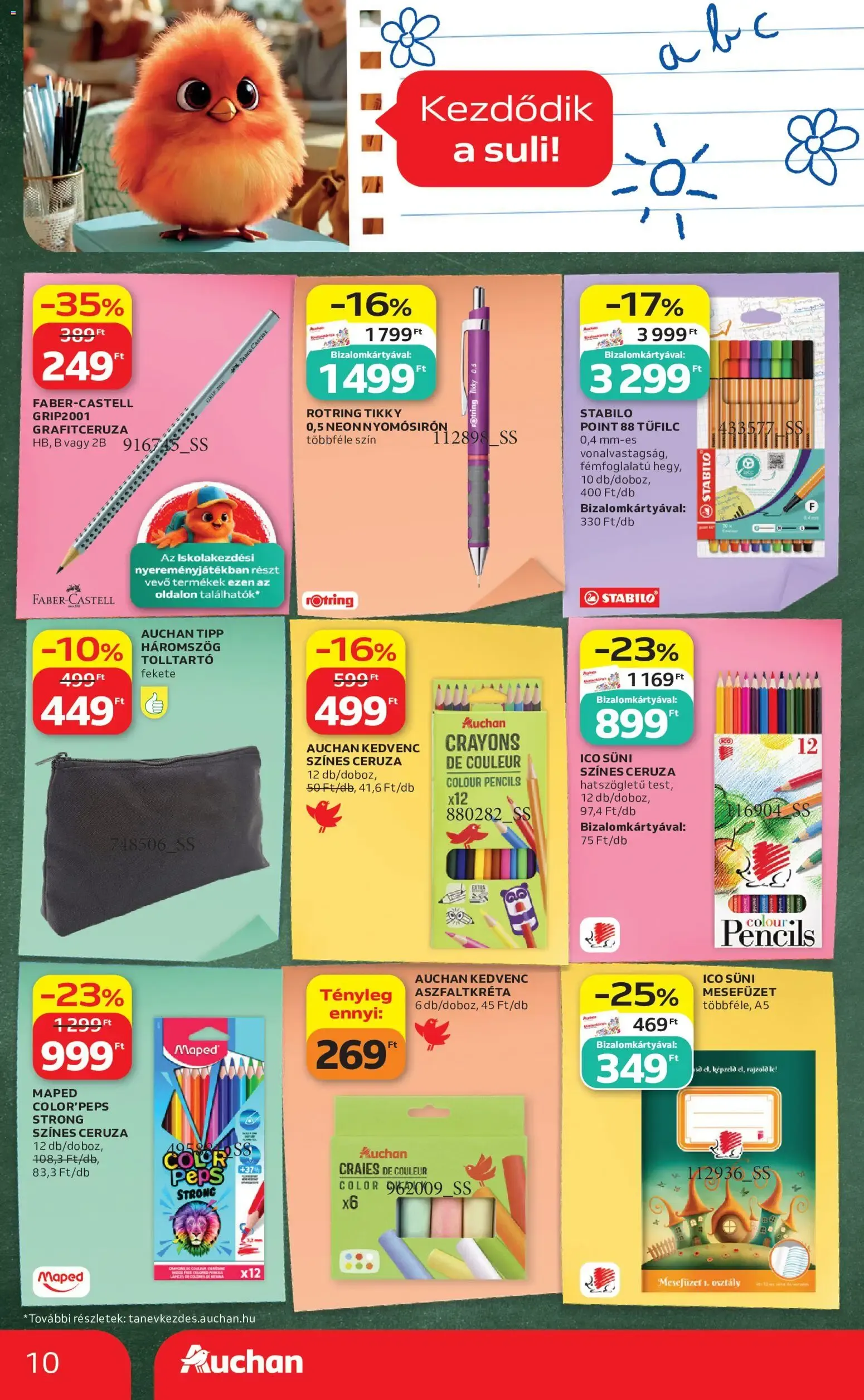 Katalógus Auchan Szupermarket akciós újság - 2026.07.30. -tól/töl > akció, lapozható szórólap 🛍️ július 30.-tól augusztus 5.-ig 2026. - Oldal 10