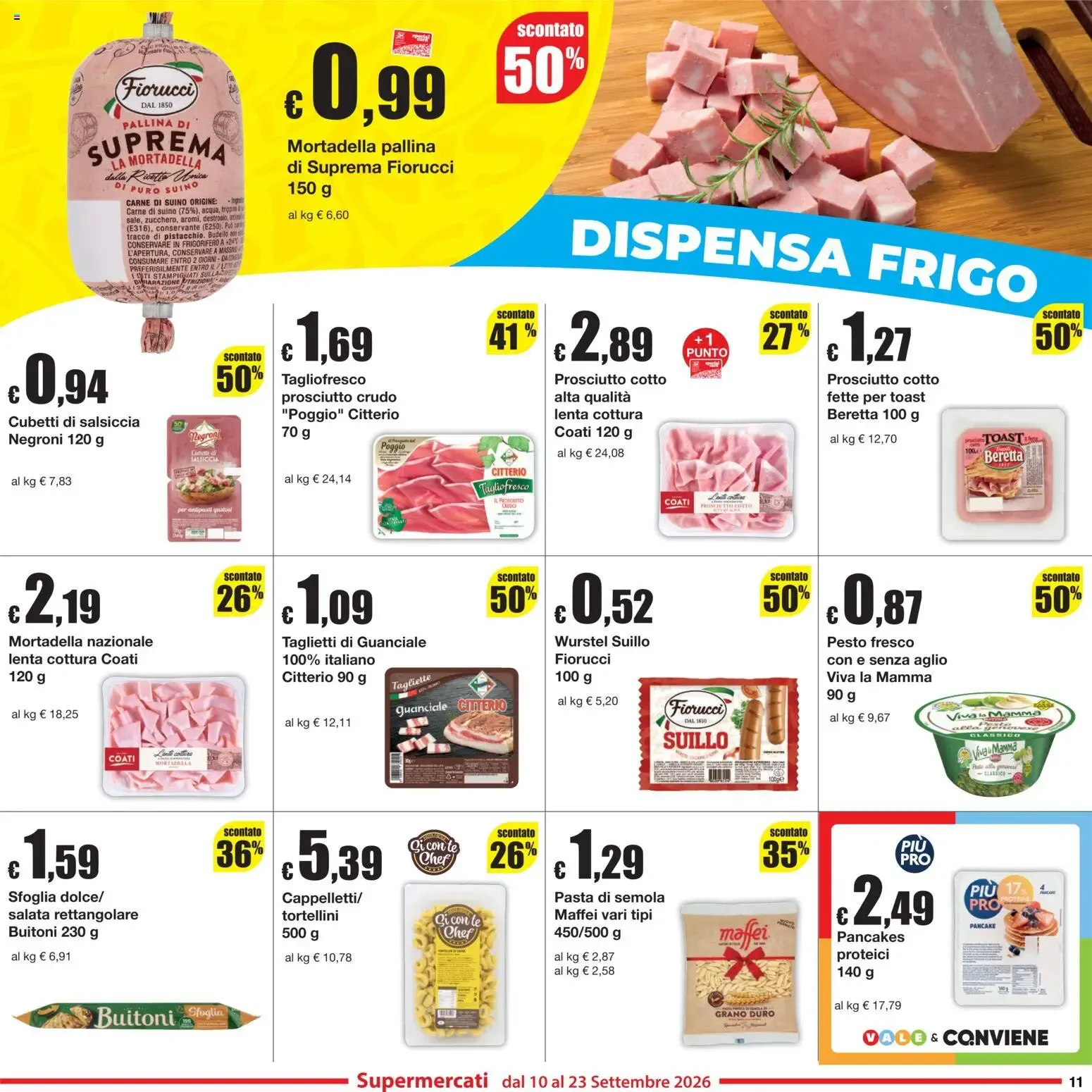 Sì con Te volantino dal 10/09/2026 - online Offerte da 10 settembre a 23 settembre di 2026 - Pagina del volantino 11