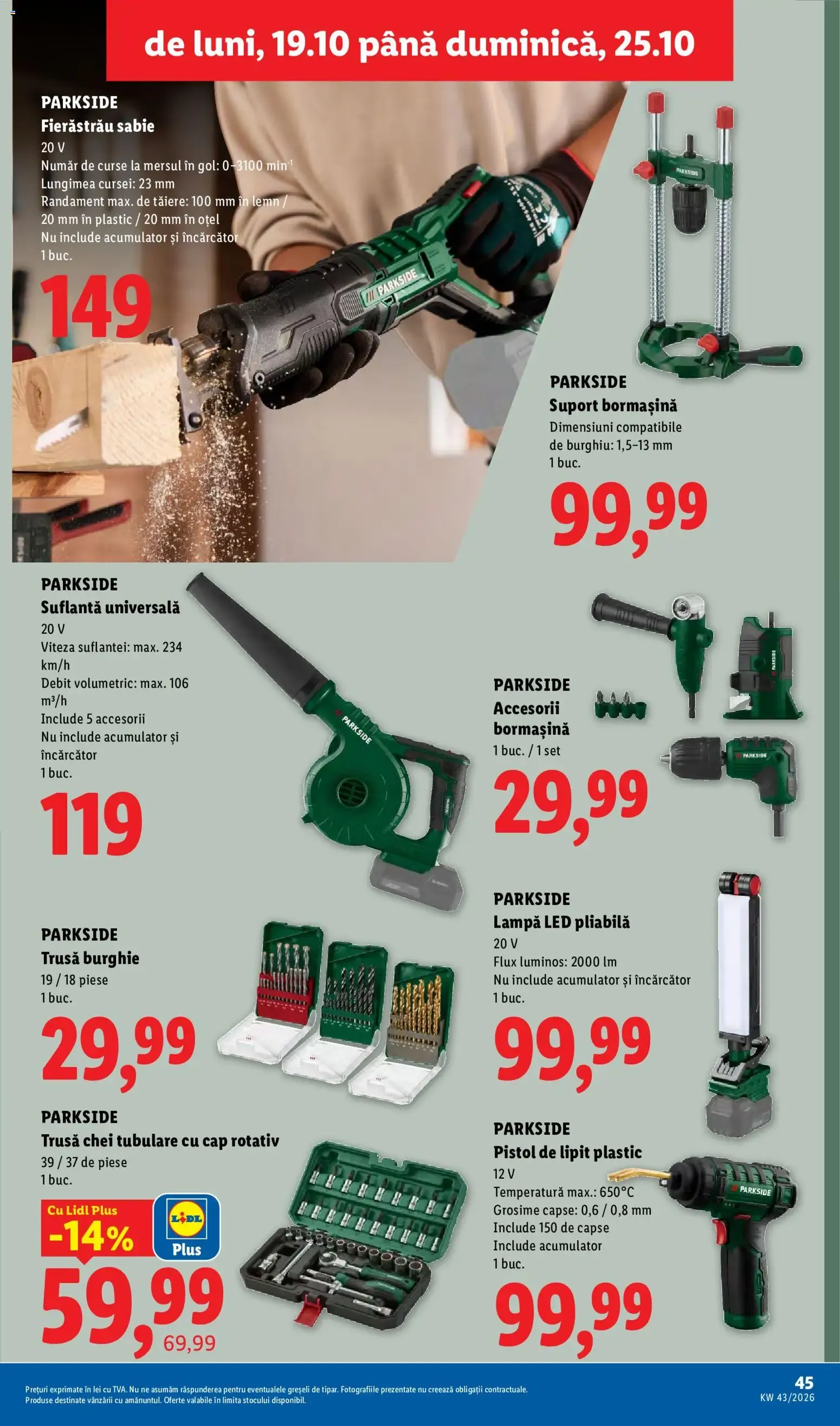 Catalog Catalog LIDL 19.10.2026 - Oferta și Revista online de la 19 octombrie până la 25 octombrie 2026 - Revista Pagina 44
