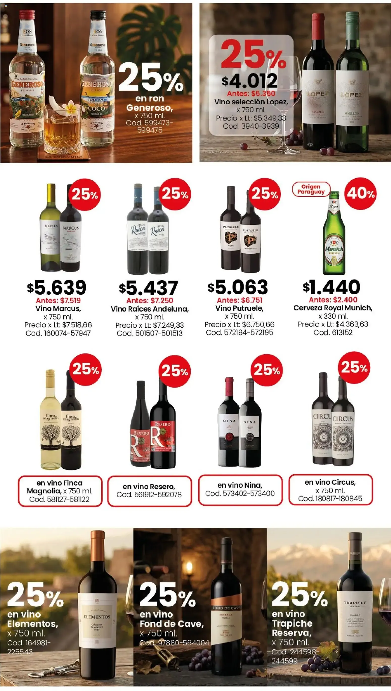Ofertas de Ofertas Semanales Almacén y bebidas 6 de julio al 12 de julio 2026 - Página 8 del catálogo