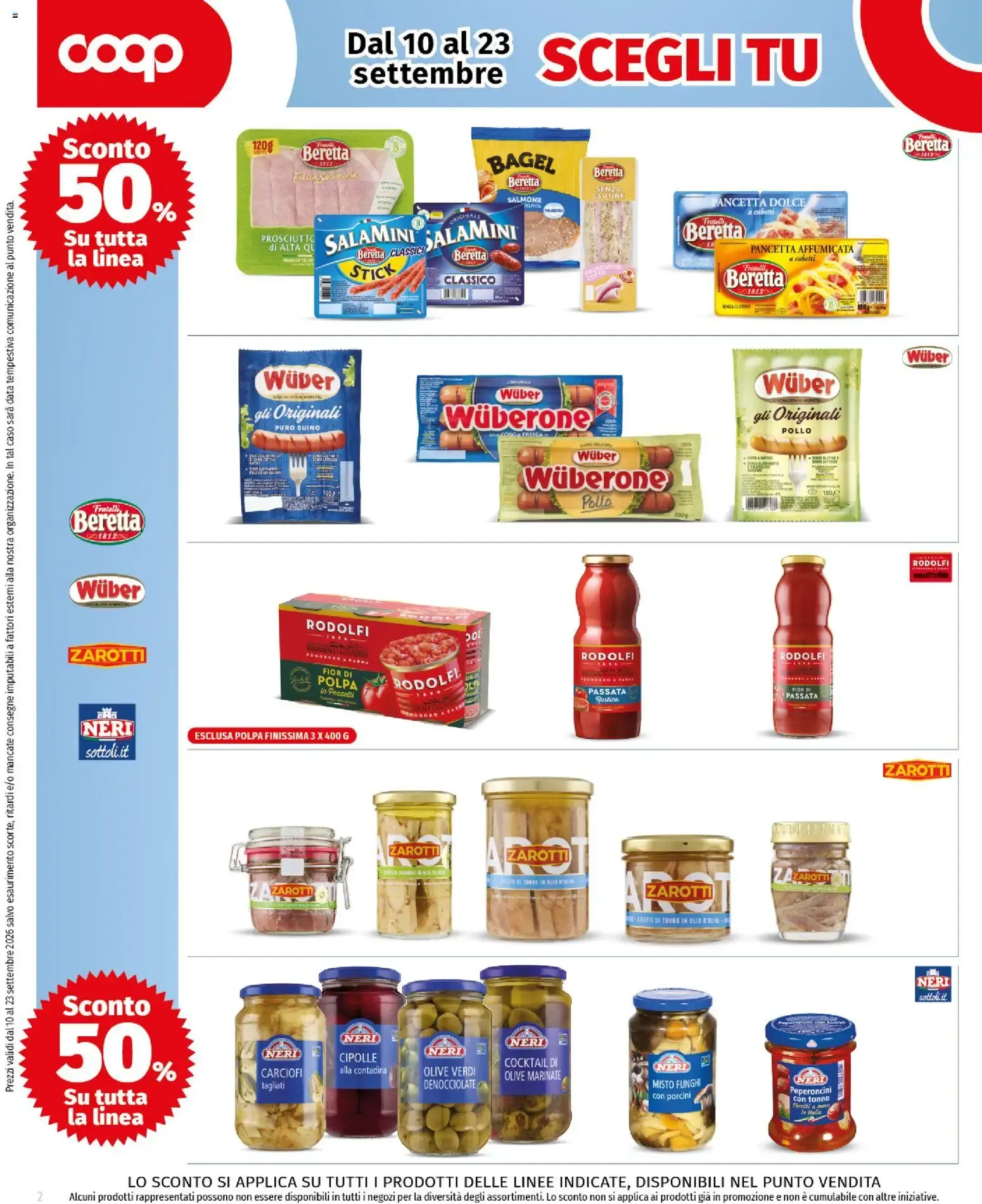 Coop Superstore: Scegli tu Grandi Marche con sconti da 10 settembre a 23 settembre di 2026 - Pagina del volantino 2