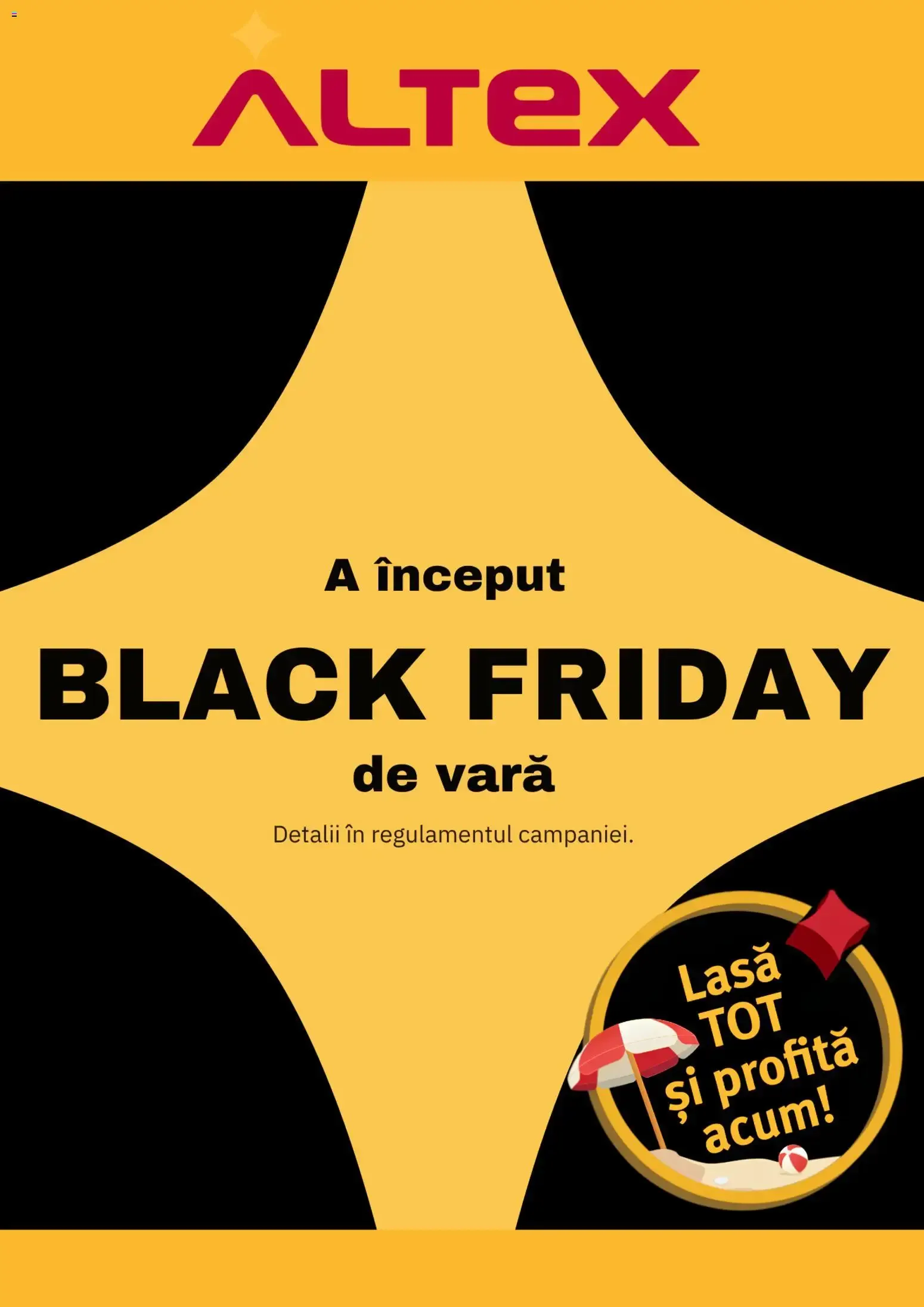 Catalog Altex Black Friday de vară de la 13 august până la 19 august 2026 - Revista Pagina 1