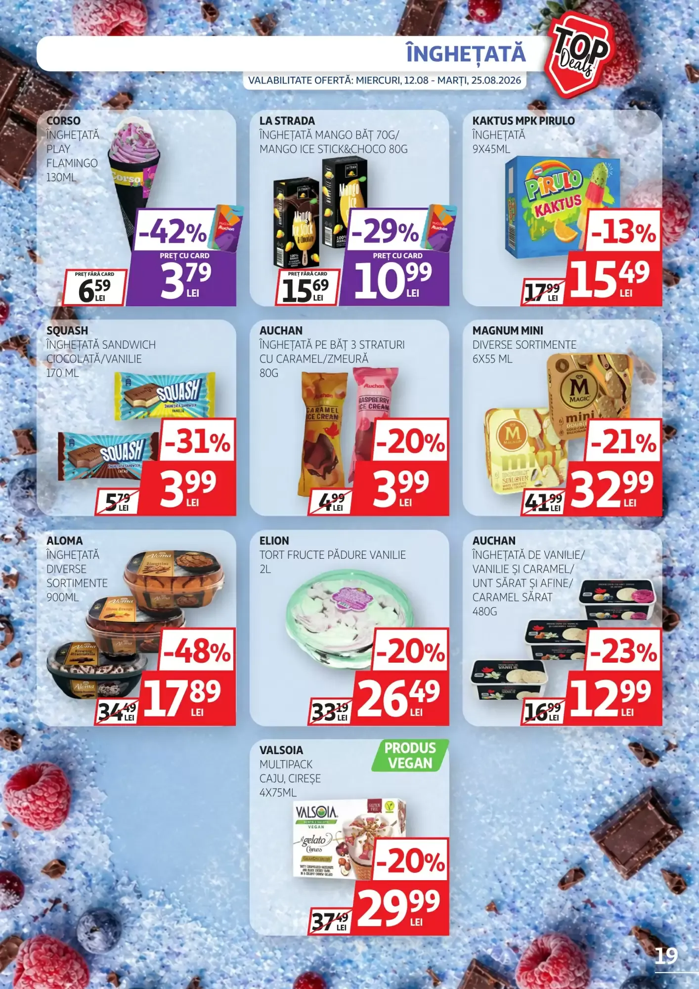 Catalog Noile oferte miercuri, 12.08 - marți, 25.08.2026 de la 12 august până la 25 august 2026 - Revista Pagina 19