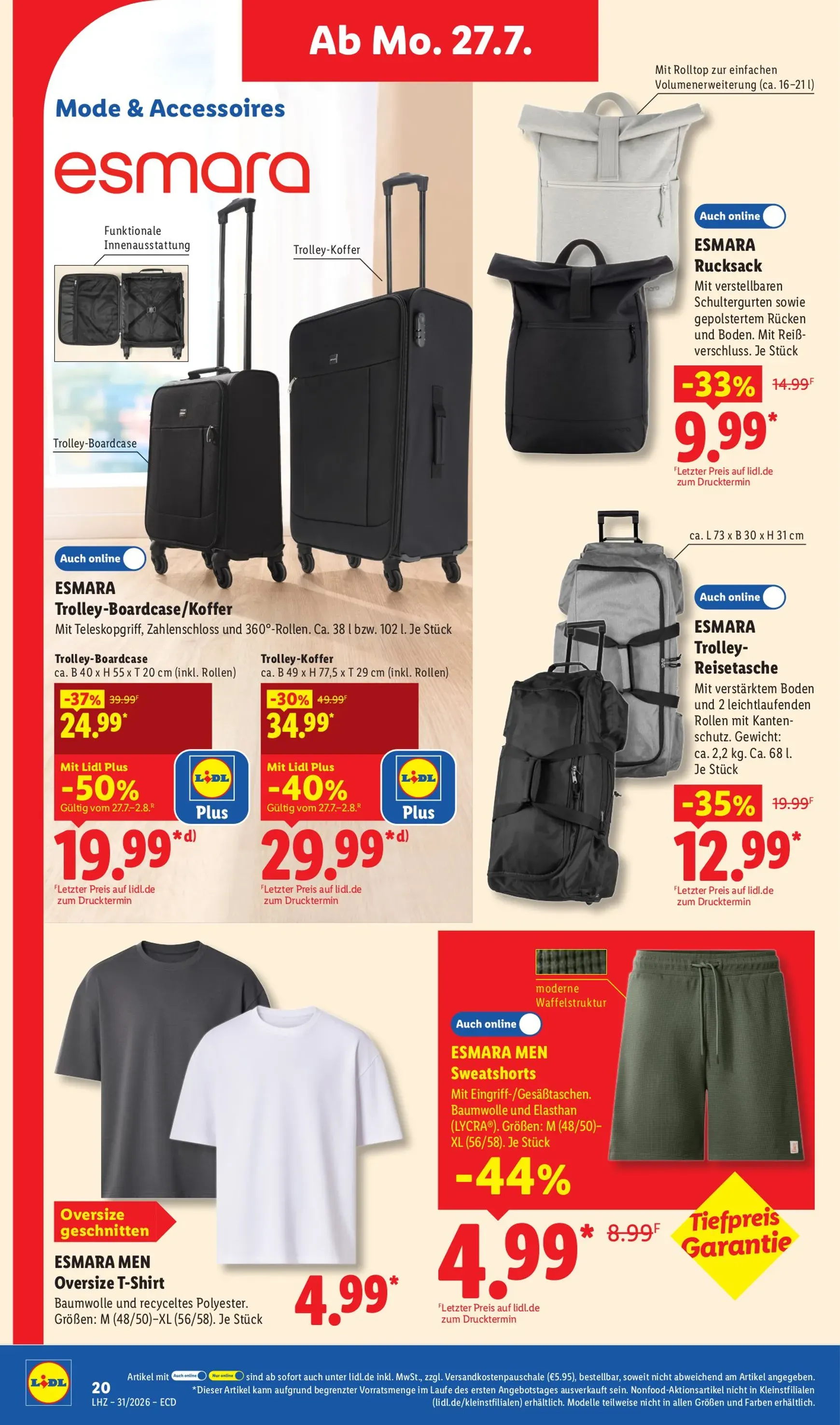 Lidl - Angebot der Woche Prospekt nächste Woche – von Montag 27.07.2026 bis Samstag 01.08.2026 von 27. Juli bis 1. August 2026 - Prospekt seite 12