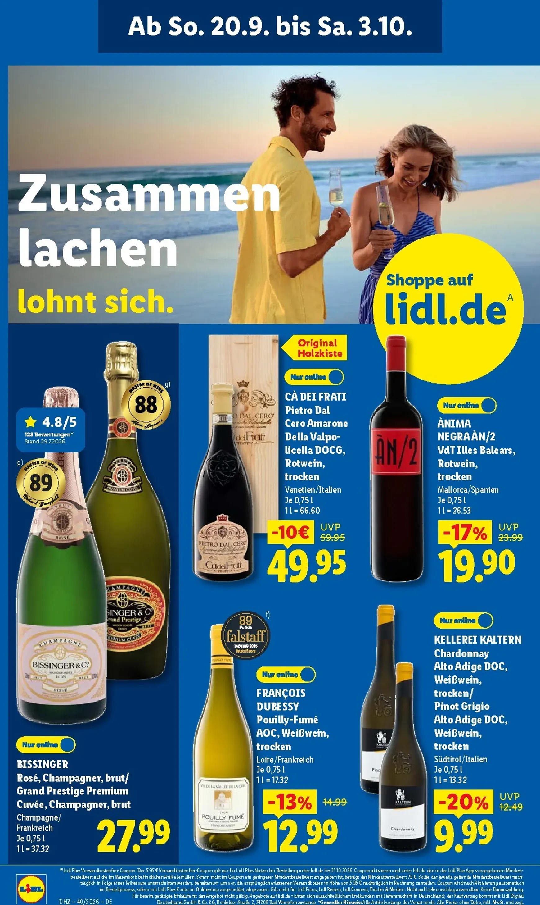 Lidl Prospekt: Traumhaft schlafen von 28. September bis 2. Oktober 2026 - Prospekt seite 21
