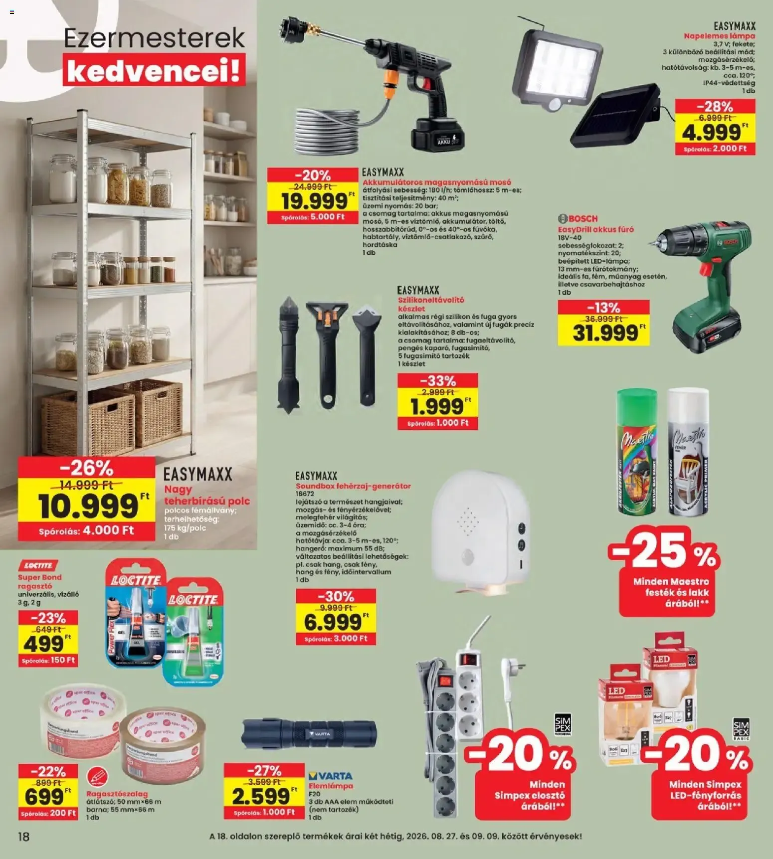 Katalógus Interspar akciós újság - 2026.08.27. -tól/töl > akció, lapozható szórólap 🛍️ augusztus 27.-tól szeptember 2.-ig 2026. - Oldal 18