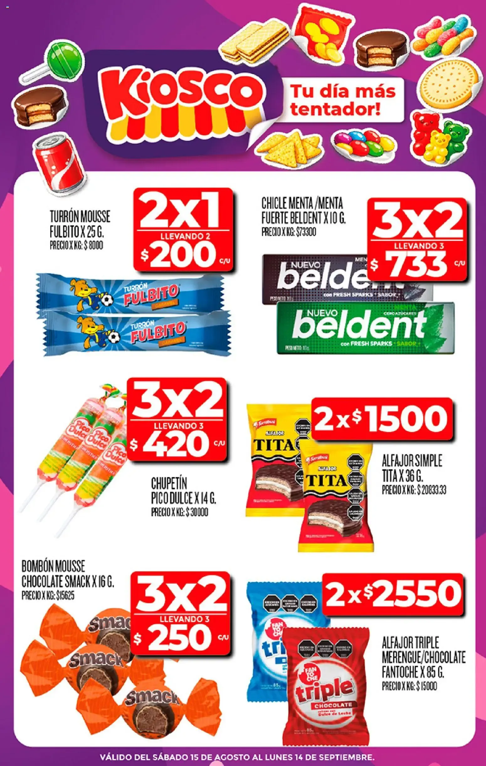 Ofertas de Kiosco - Especial Golosinas 15 de agosto al 14 de septiembre 2026 - Página 2 del catálogo