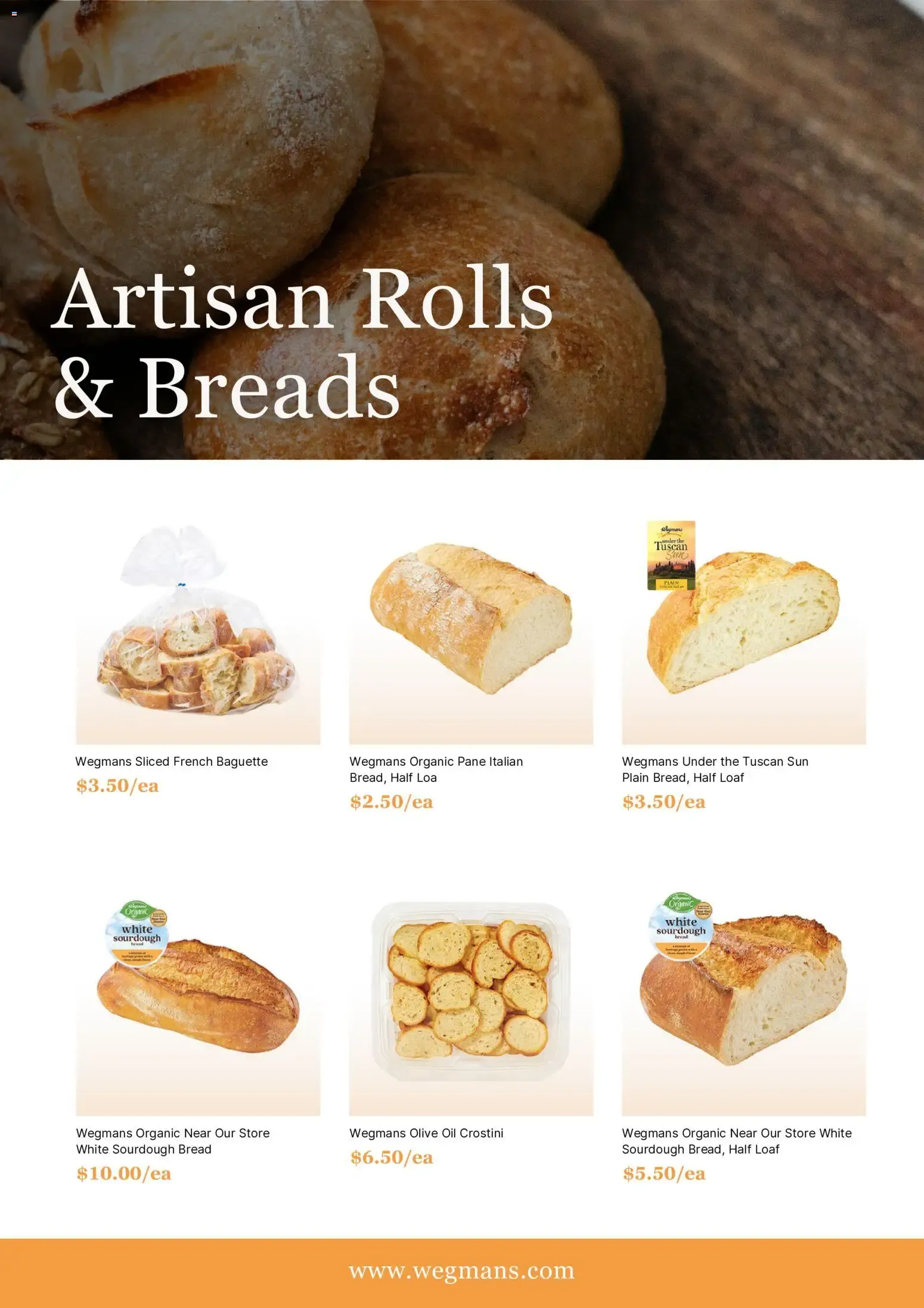 Weekly ad Wegmans Artisan Rolls & Breads from October 1 to November 1 2026 - Page 4