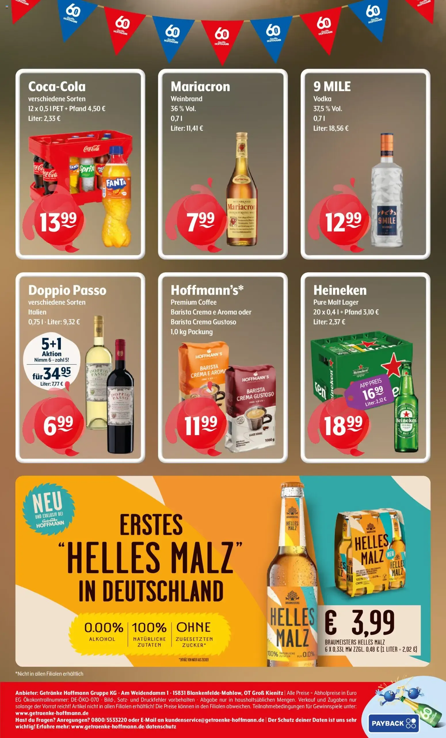Getränke Hoffmann Prospekt (ab 03.08.2026) zum Blättern von 3. August bis 8. August 2026 - Prospekt seite 8