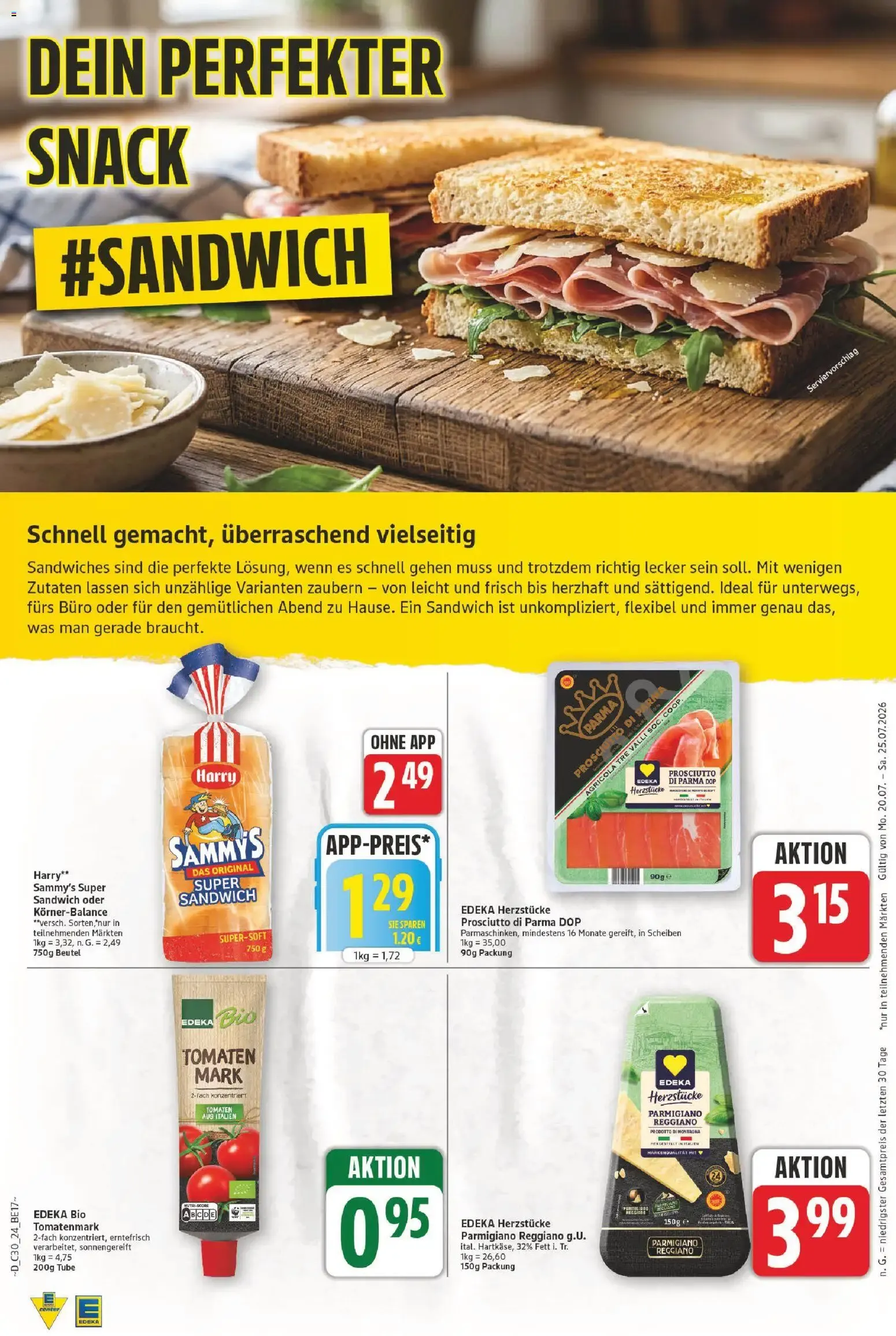 Edeka Center Prospekt von 20. Juli bis 25. Juli 2026 - Prospekt seite 26