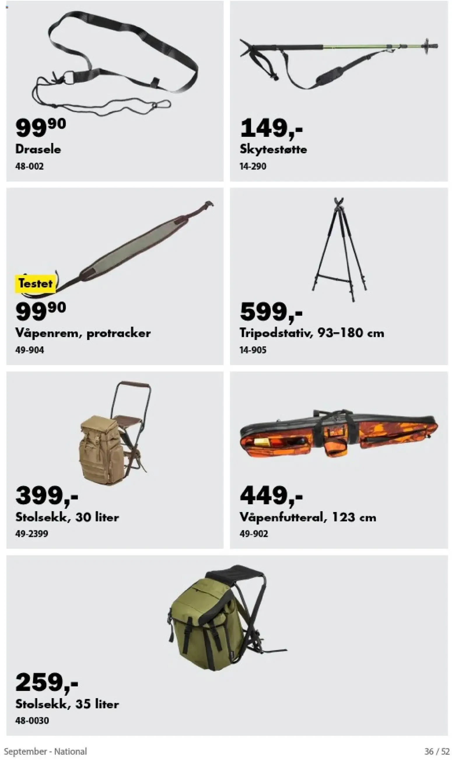 Biltema fra 1. september til 30. september 2026 - kundeavisside 36