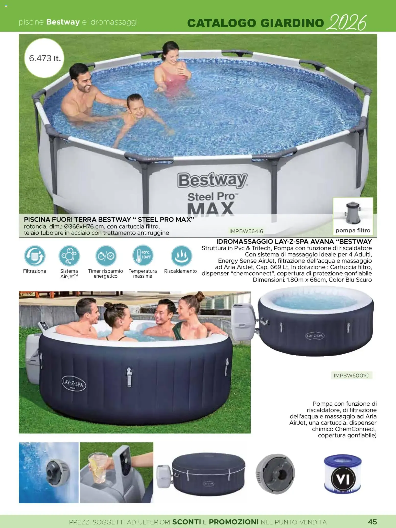 CATALOGO GIARDINO Speciale PISCINE 2026 da 8 giugno a 10 agosto di 2026 - Pagina del volantino 6
