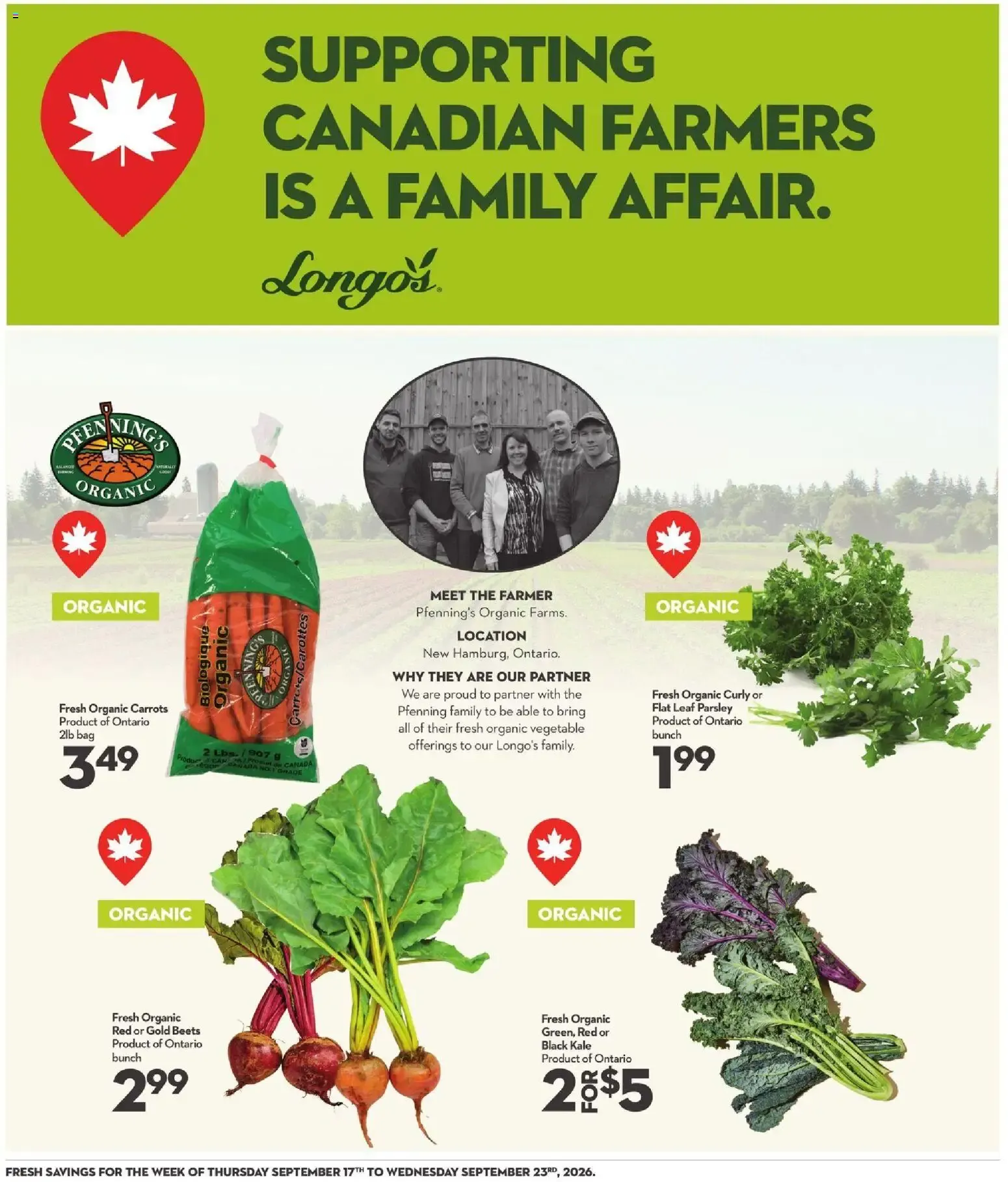 Longo's weekly flyer / circulaire from Sep 17, 2026 > weekly specials & deals from September 17 to September 23 2026 - flyer page 9