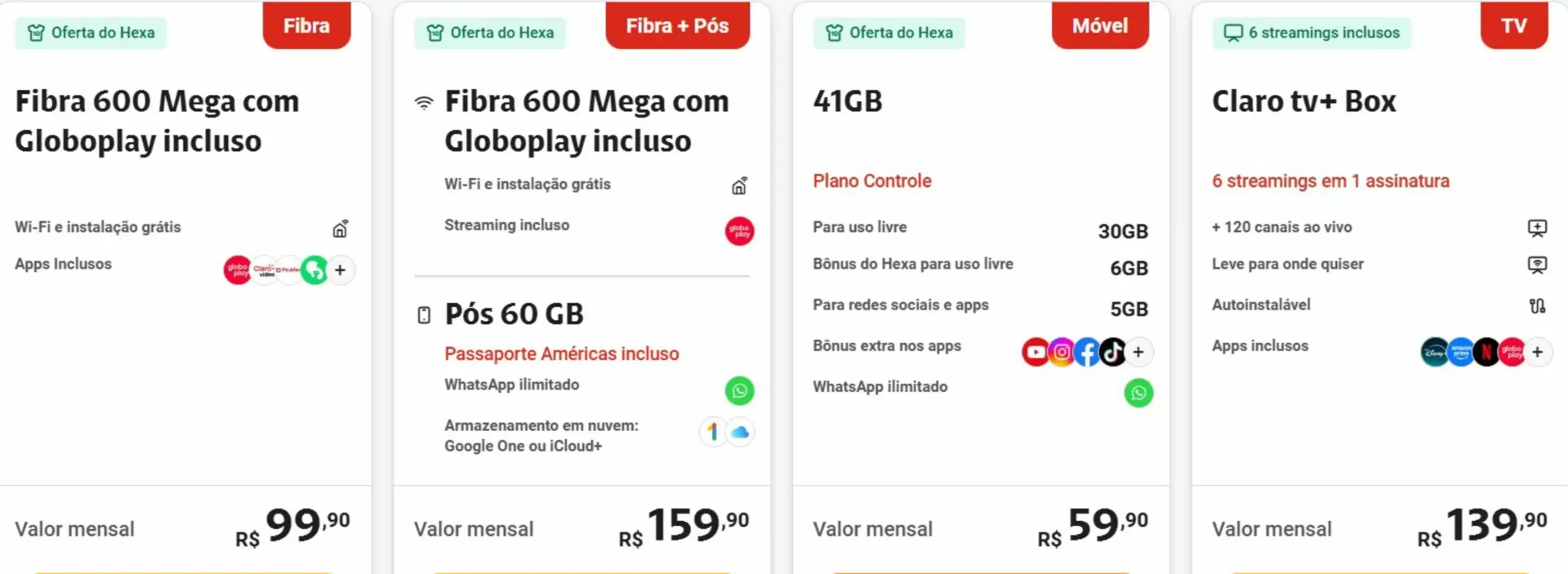 Encarte de Folheto Claro 3 de julho até 25 de julho 2026 - Pagina 1