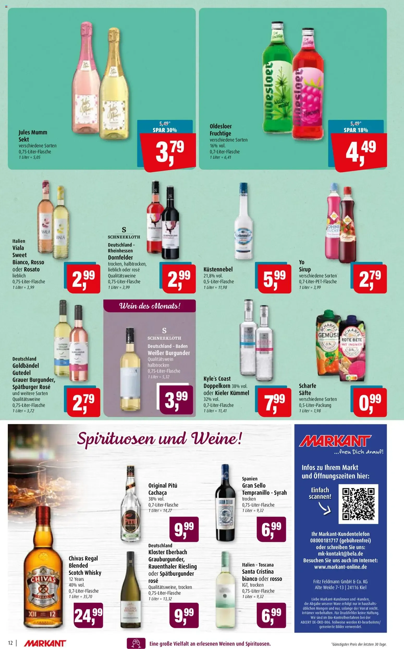 Markant Prospekt (ab 21.09.2026) zum Blättern von 21. September bis 26. September 2026 - Prospekt seite 12