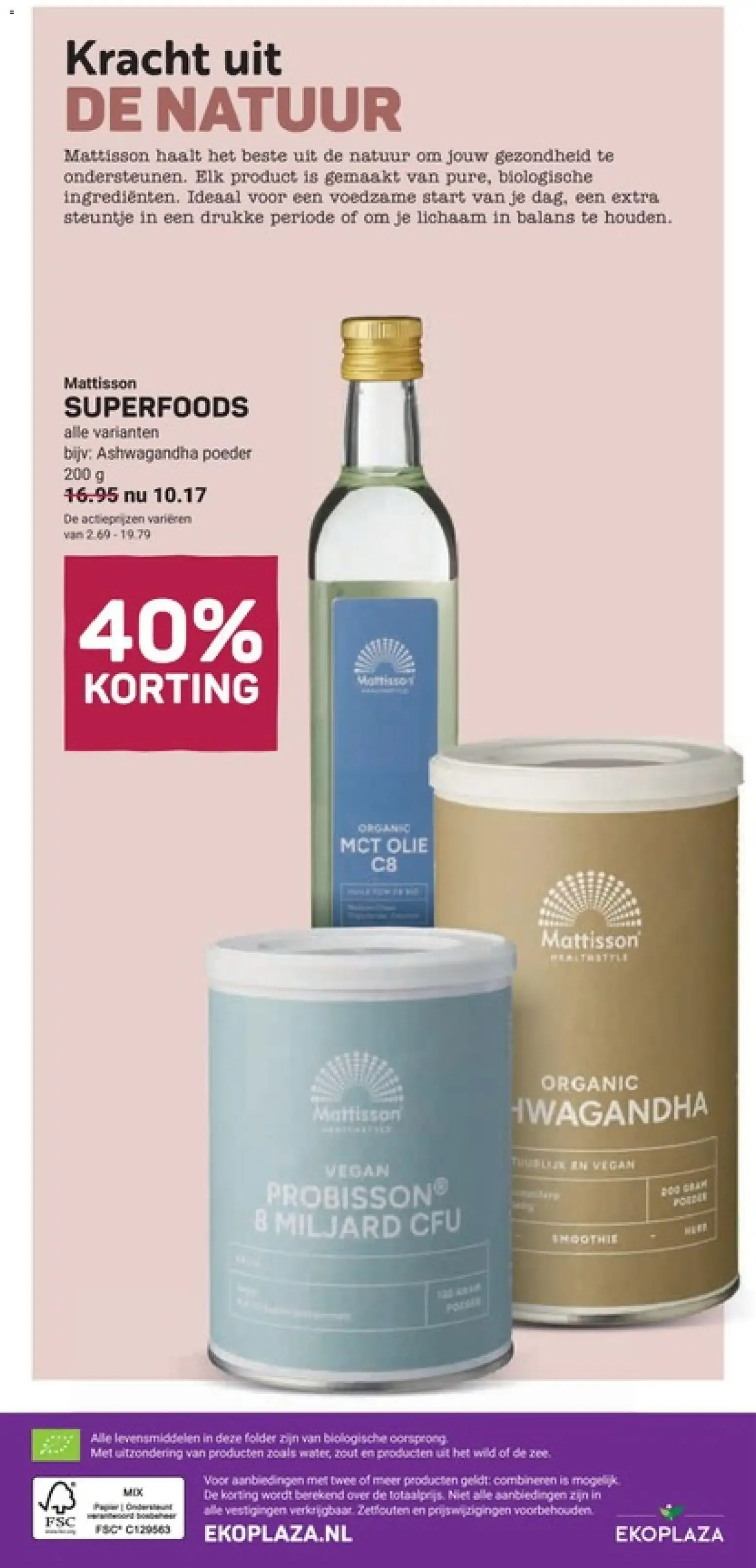 Ekoplaza: Luchtig & Krokant crackers van Le Pain des Fleurs - 2+1 GRATIS van 23 september tot 29 september 2026 - Folder pagina 20