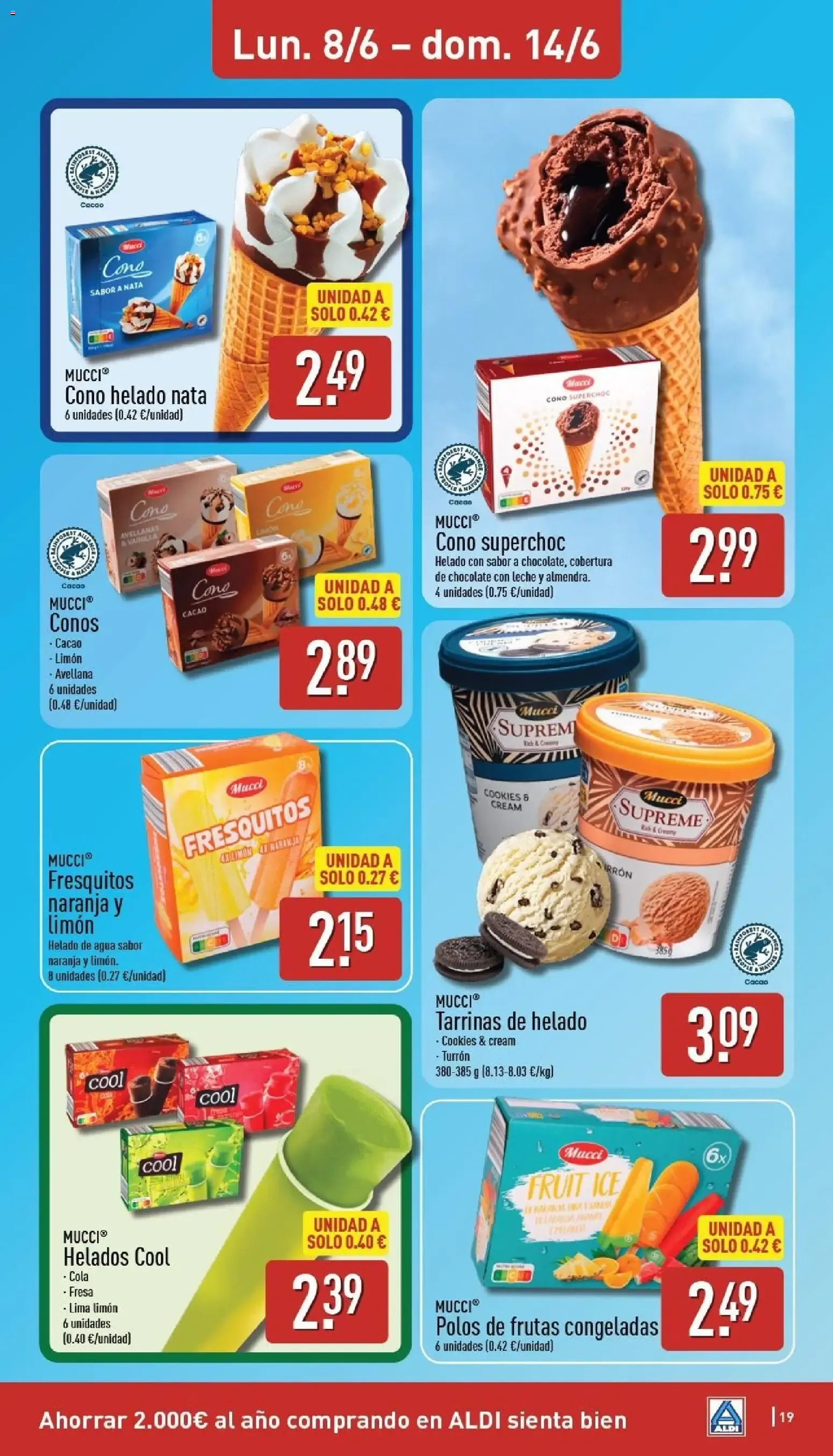Catálogo de Aldi folleto de ofertas El Veranazo 8 de junio al 14 de junio 2026 - Página 19