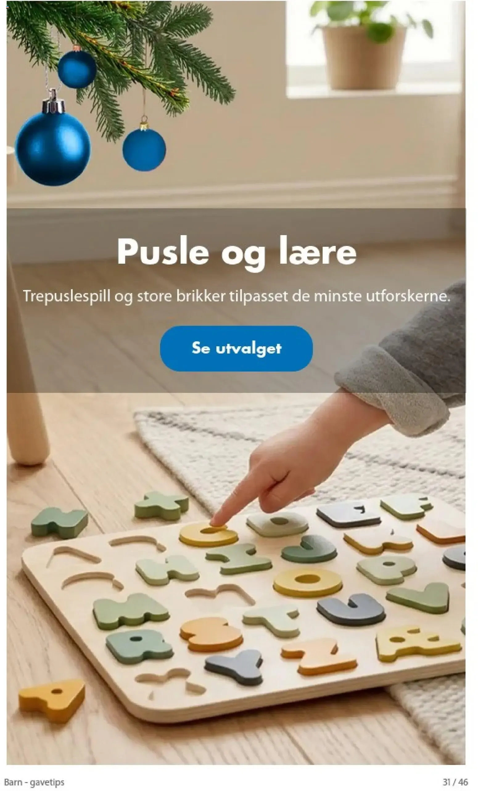Biltema kundeavis barn gavetips (25/10/2026 - 24/12/2026) - Kundeavis og tilbud fra 25. oktober til 24. desember 2026 - kundeavisside 31