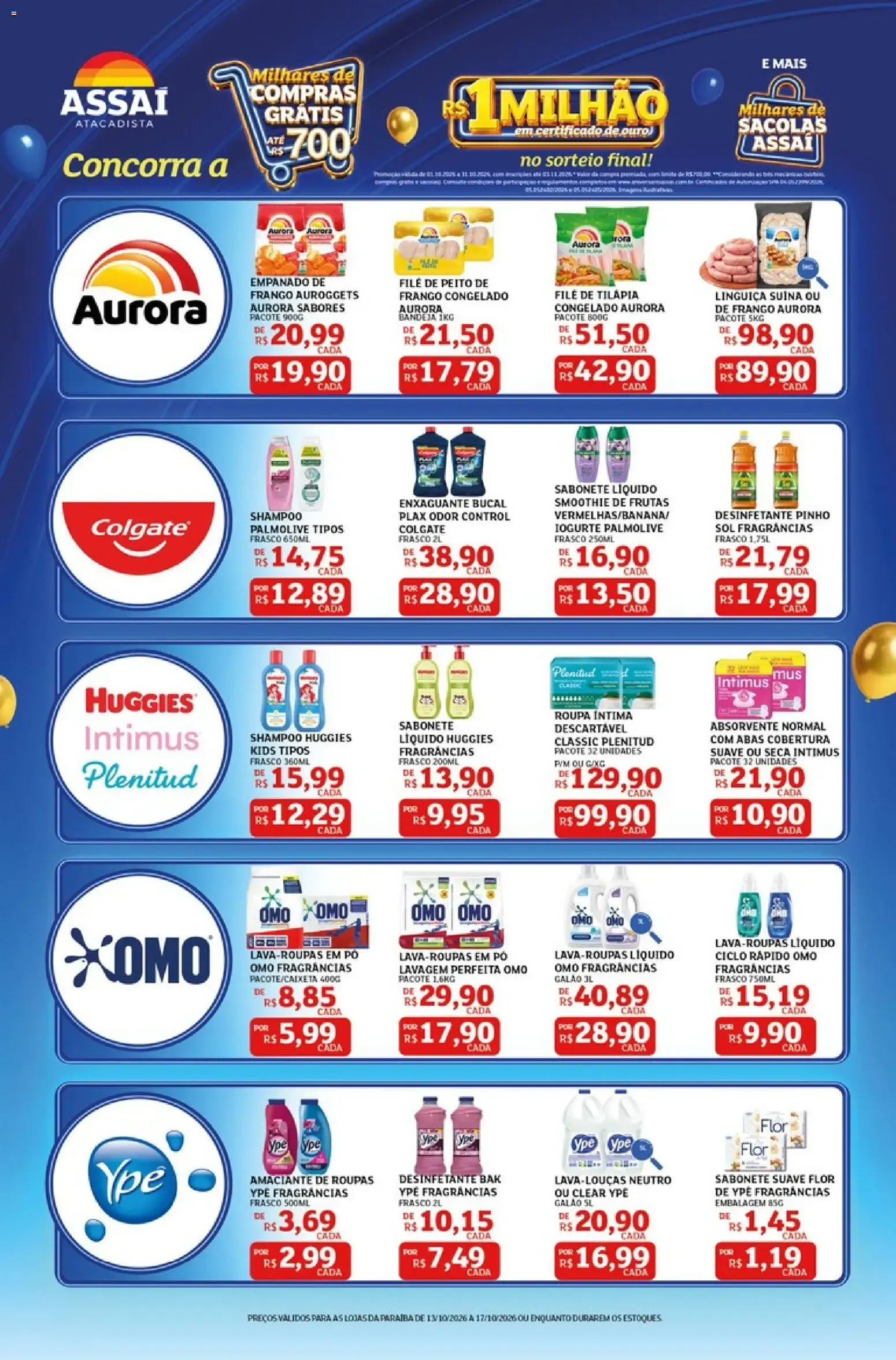 Encarte de Assaí Atacadista ofertas - PB de 13/10/2026 | Promoções Online 13 de outubro até 17 de outubro 2026 - Pagina 2
